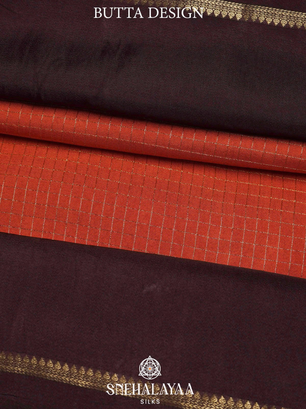 Orange  Banaras Saree