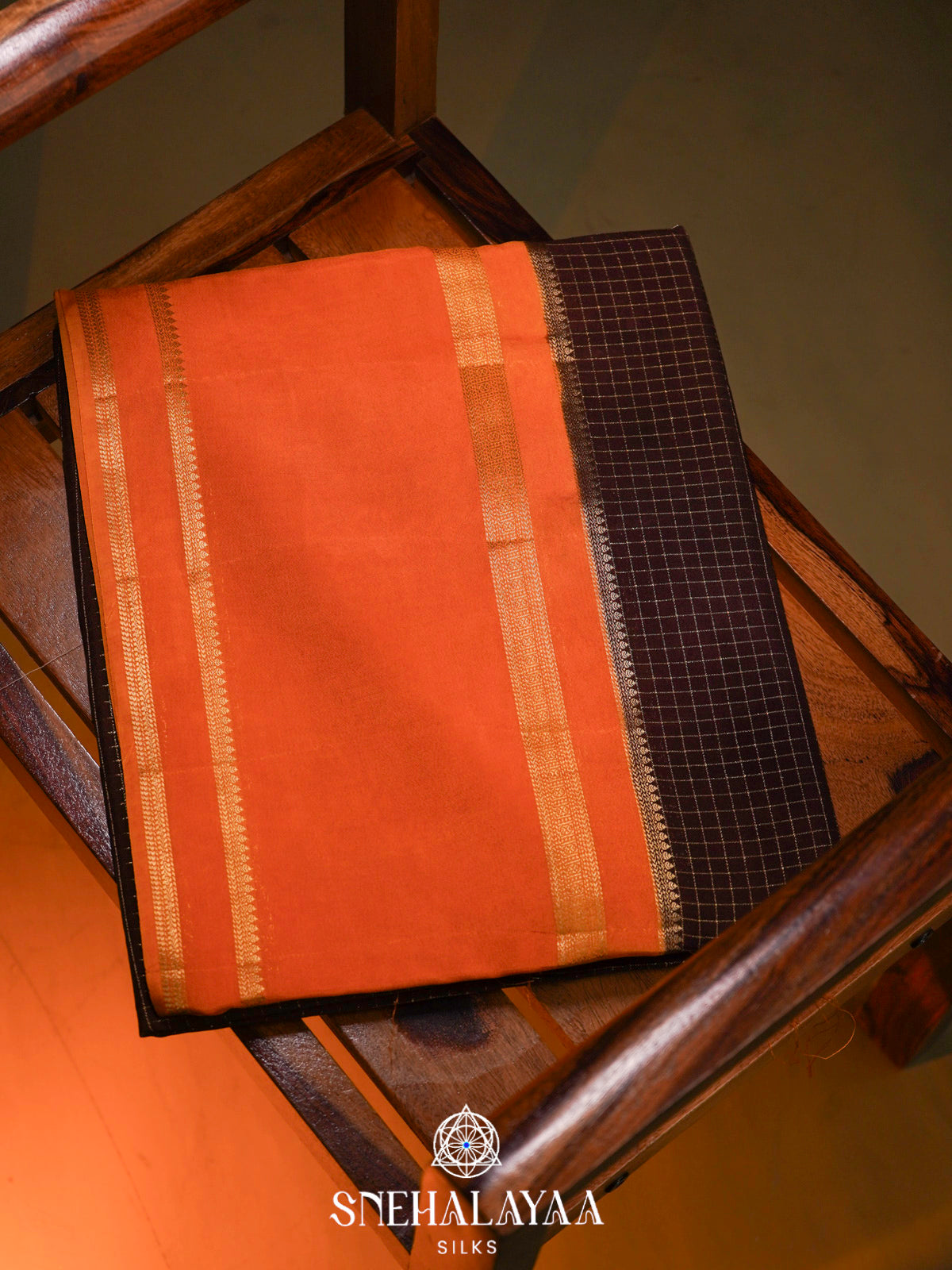 Coffee Brown  Banaras Saree