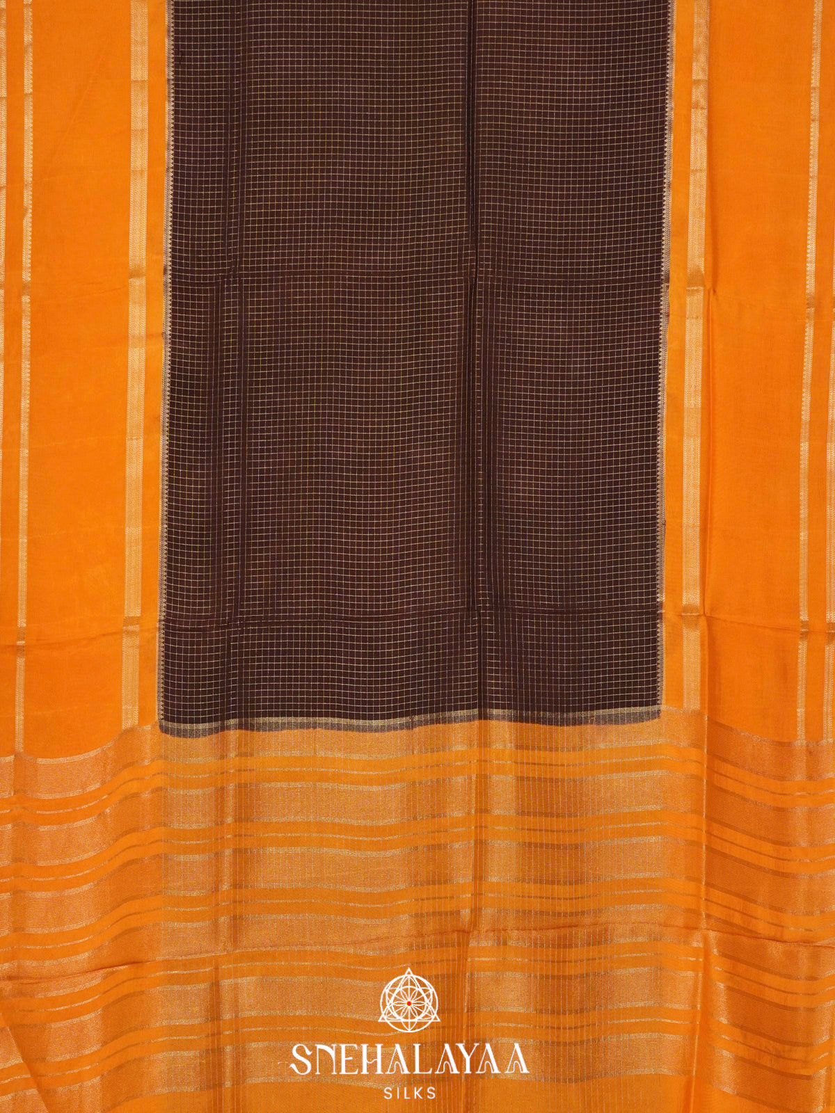 Coffee Brown  Banaras Saree