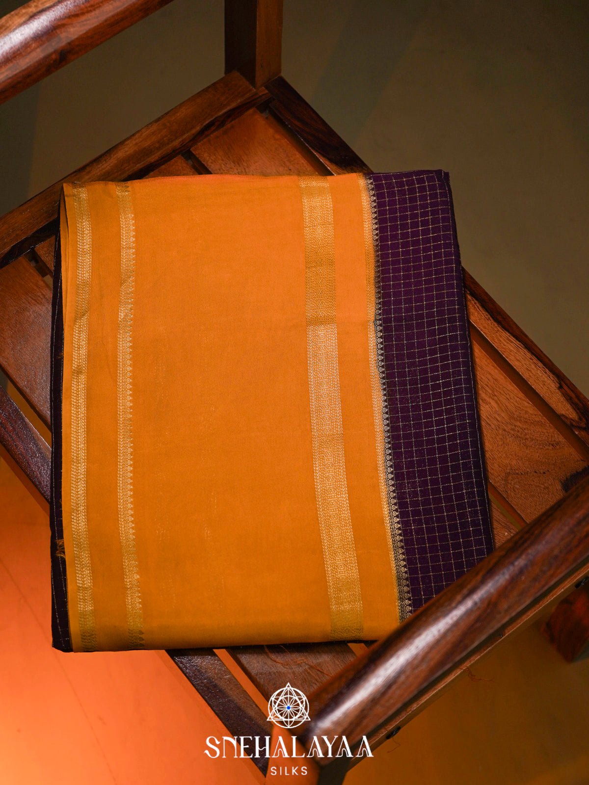 Purple  Banaras Saree