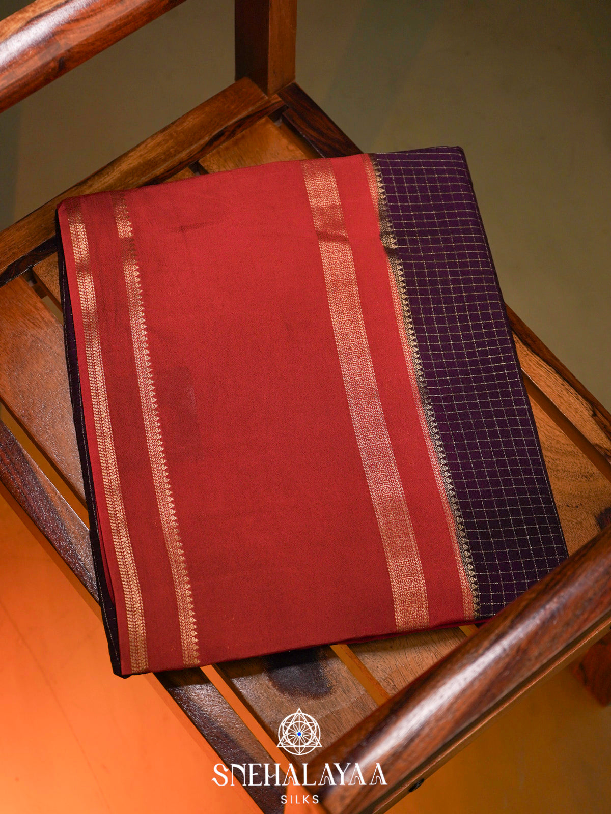 Purple  Banaras Saree