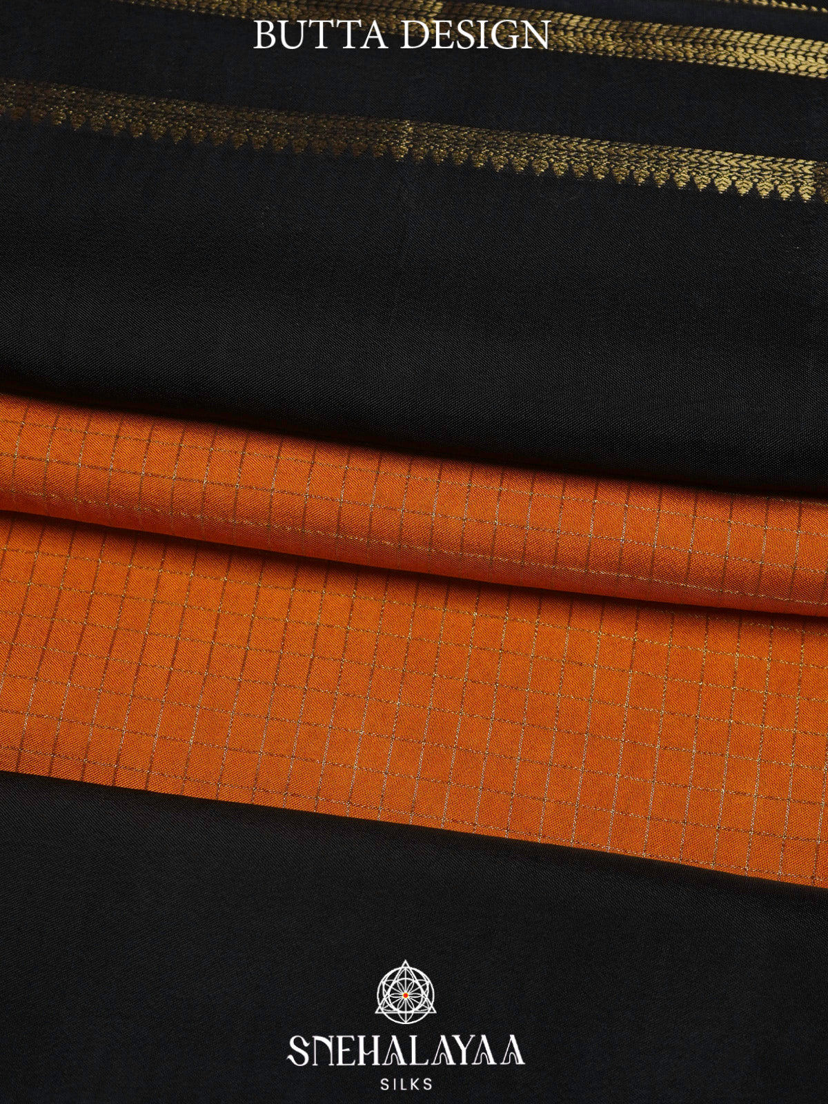 Orange  Banaras Saree