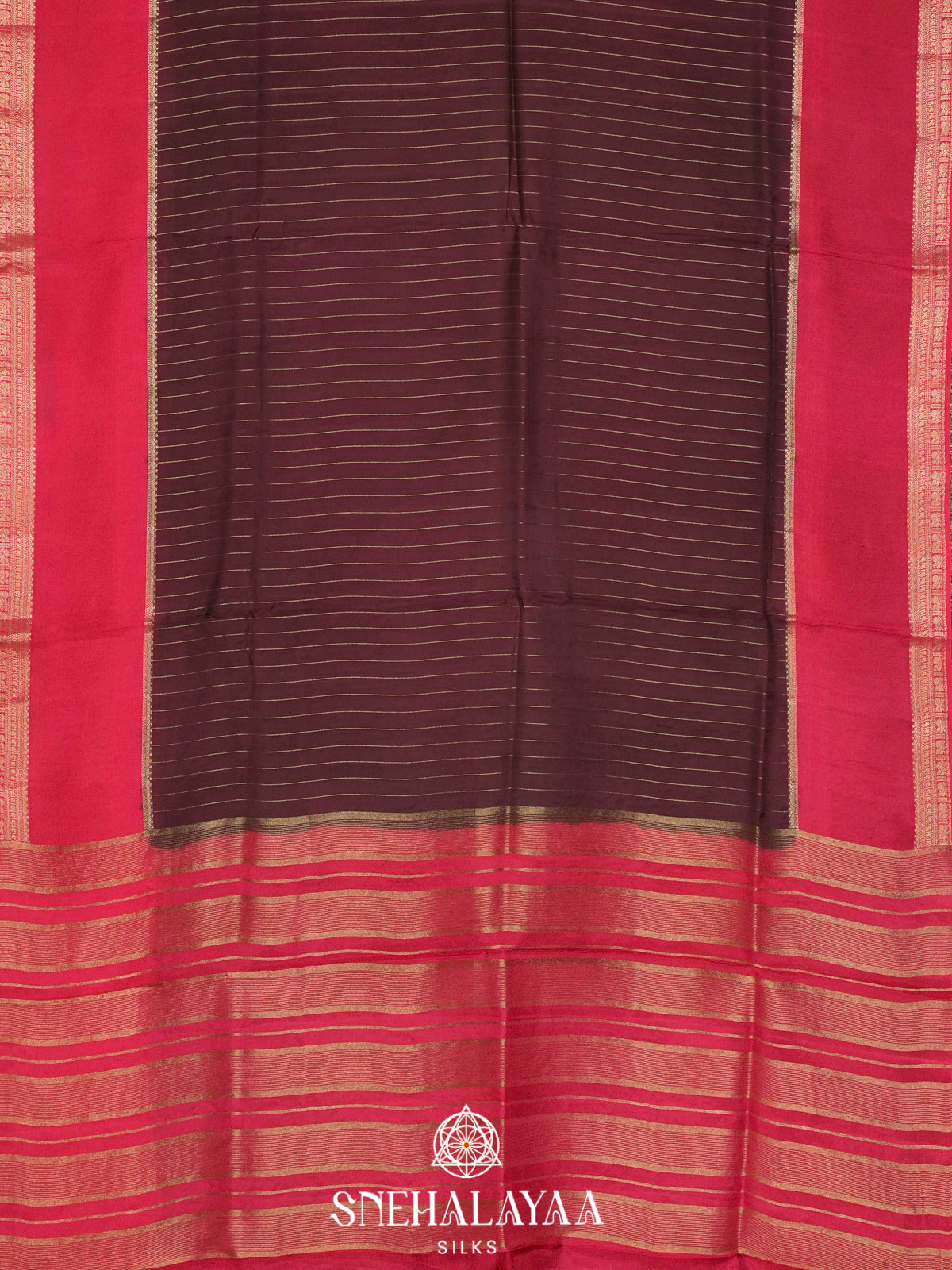 Coffee Brown  Banaras Saree