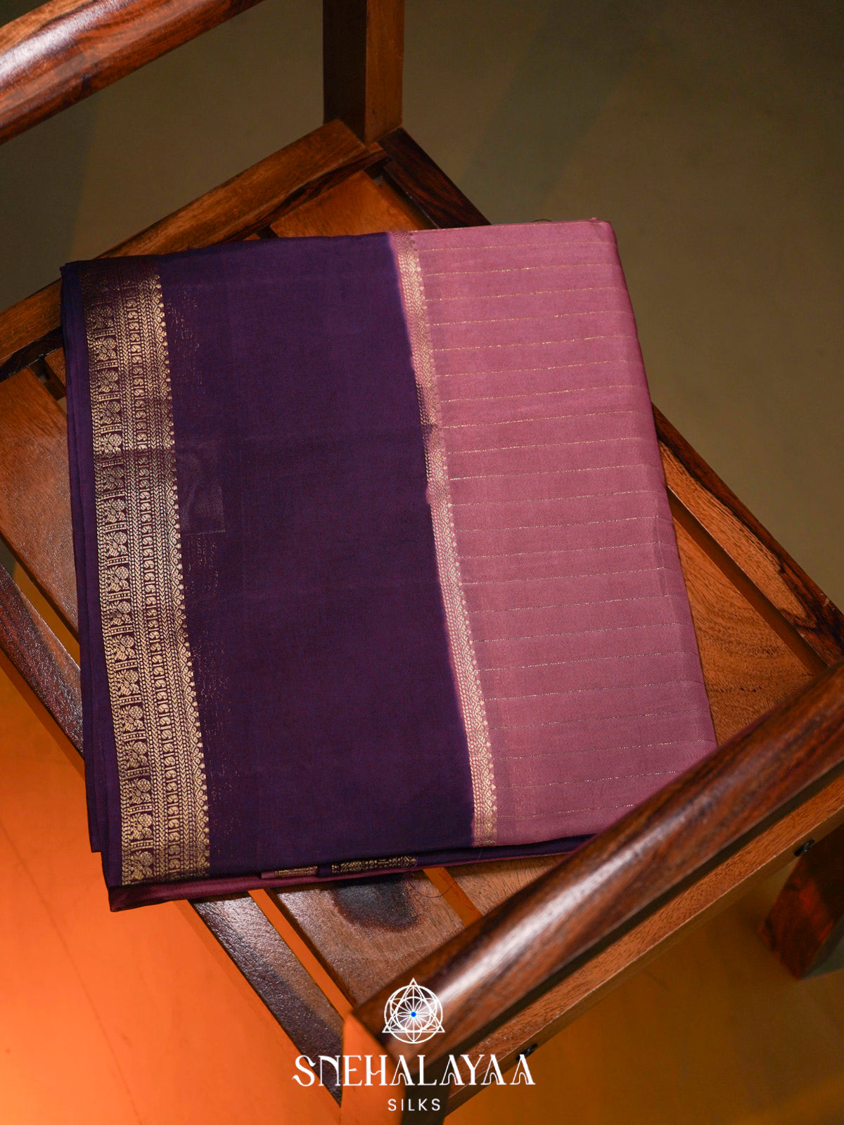 Lavender  Banaras Saree