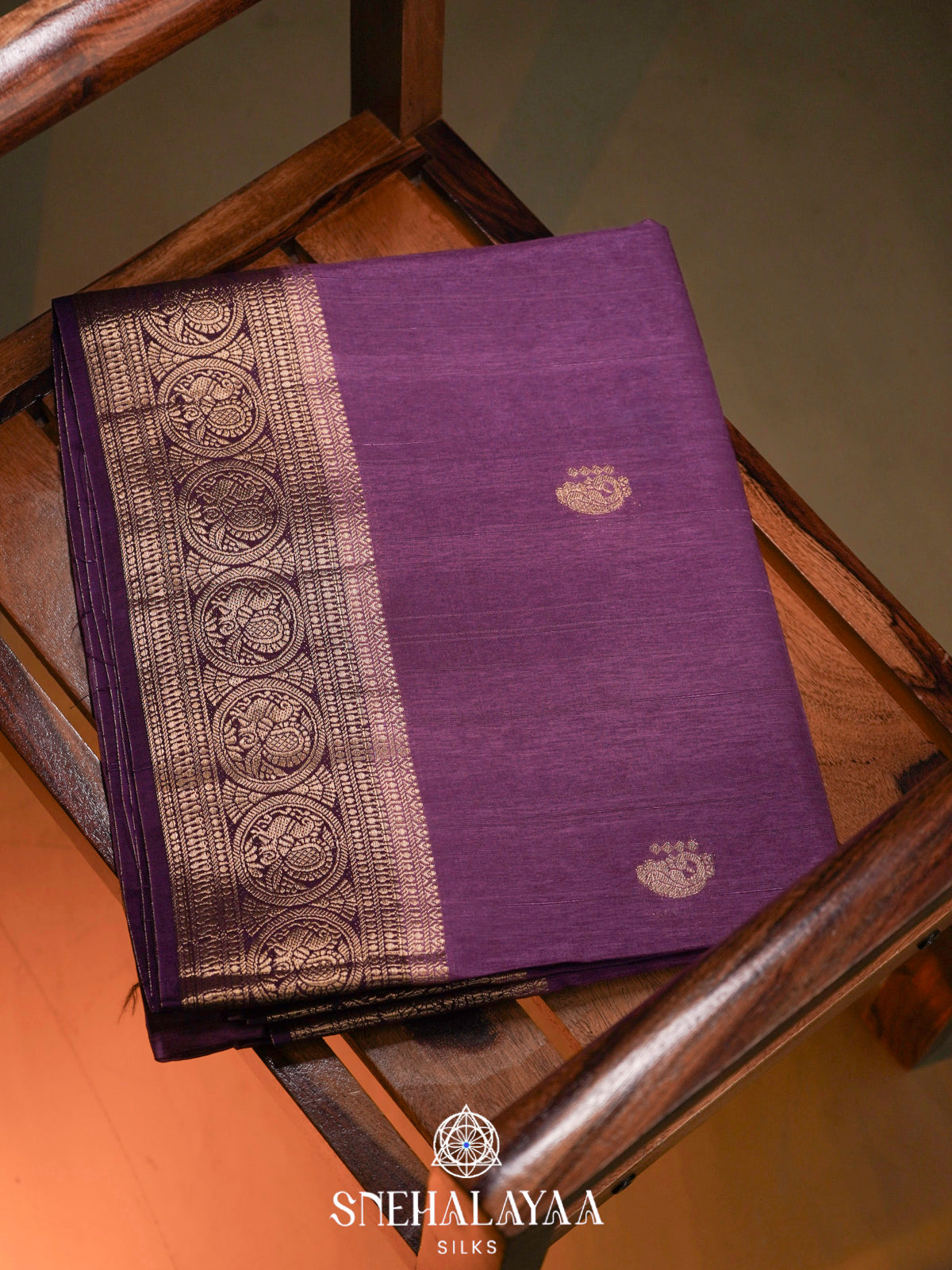 Lilac  Banaras Saree