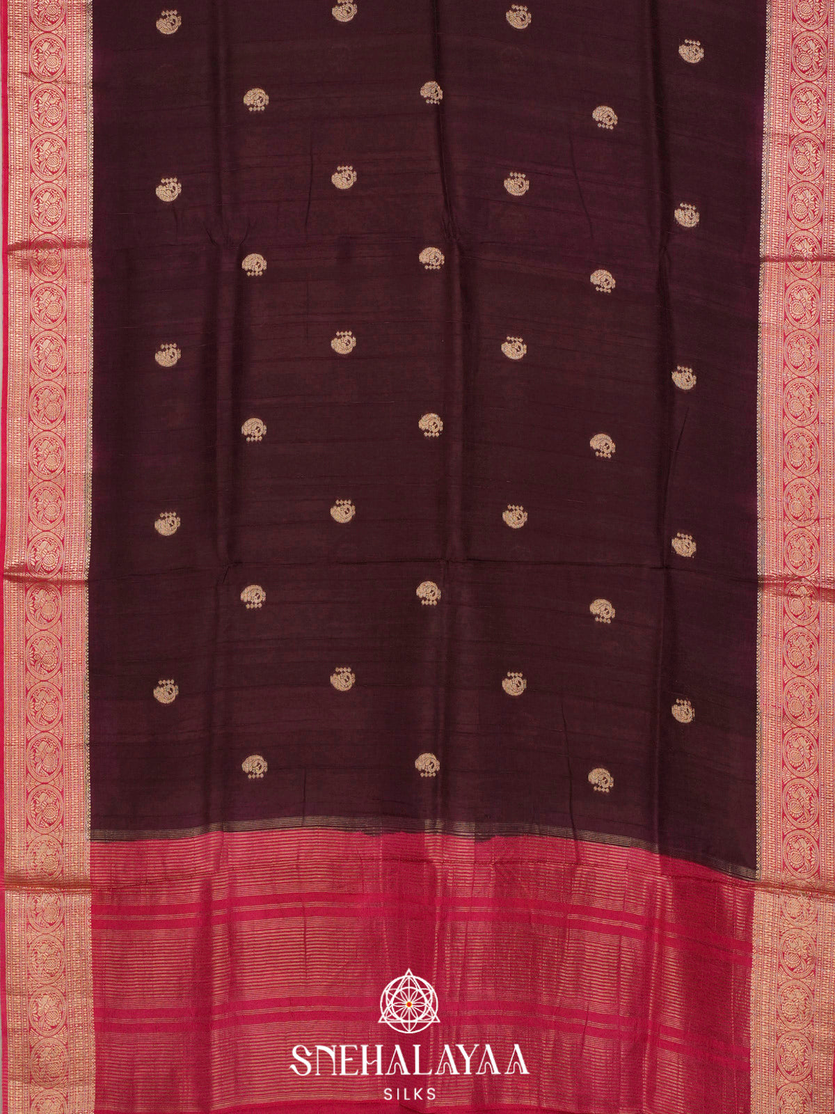 Coffee Brown  Banaras Saree