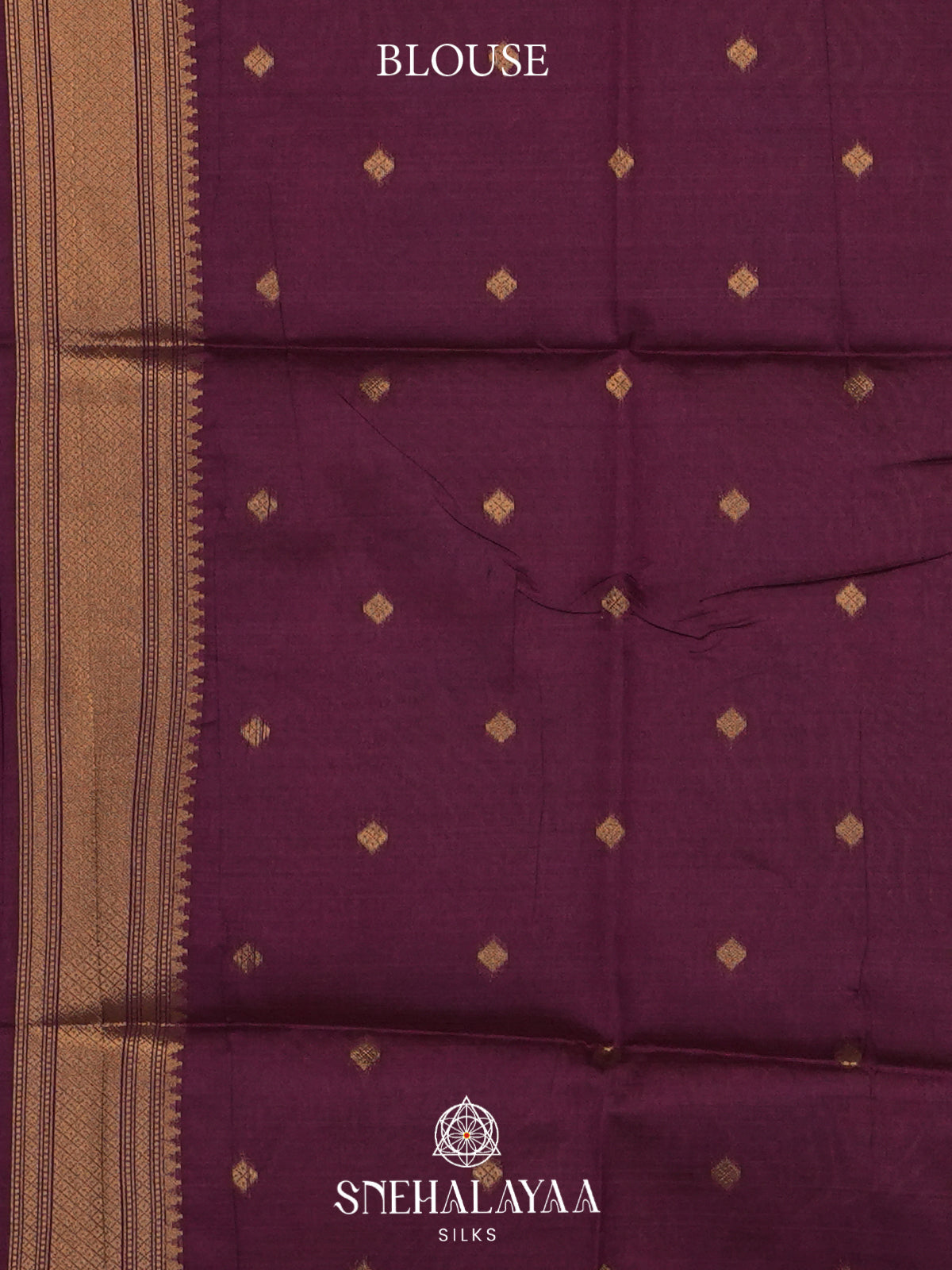 Wine Jute Saree