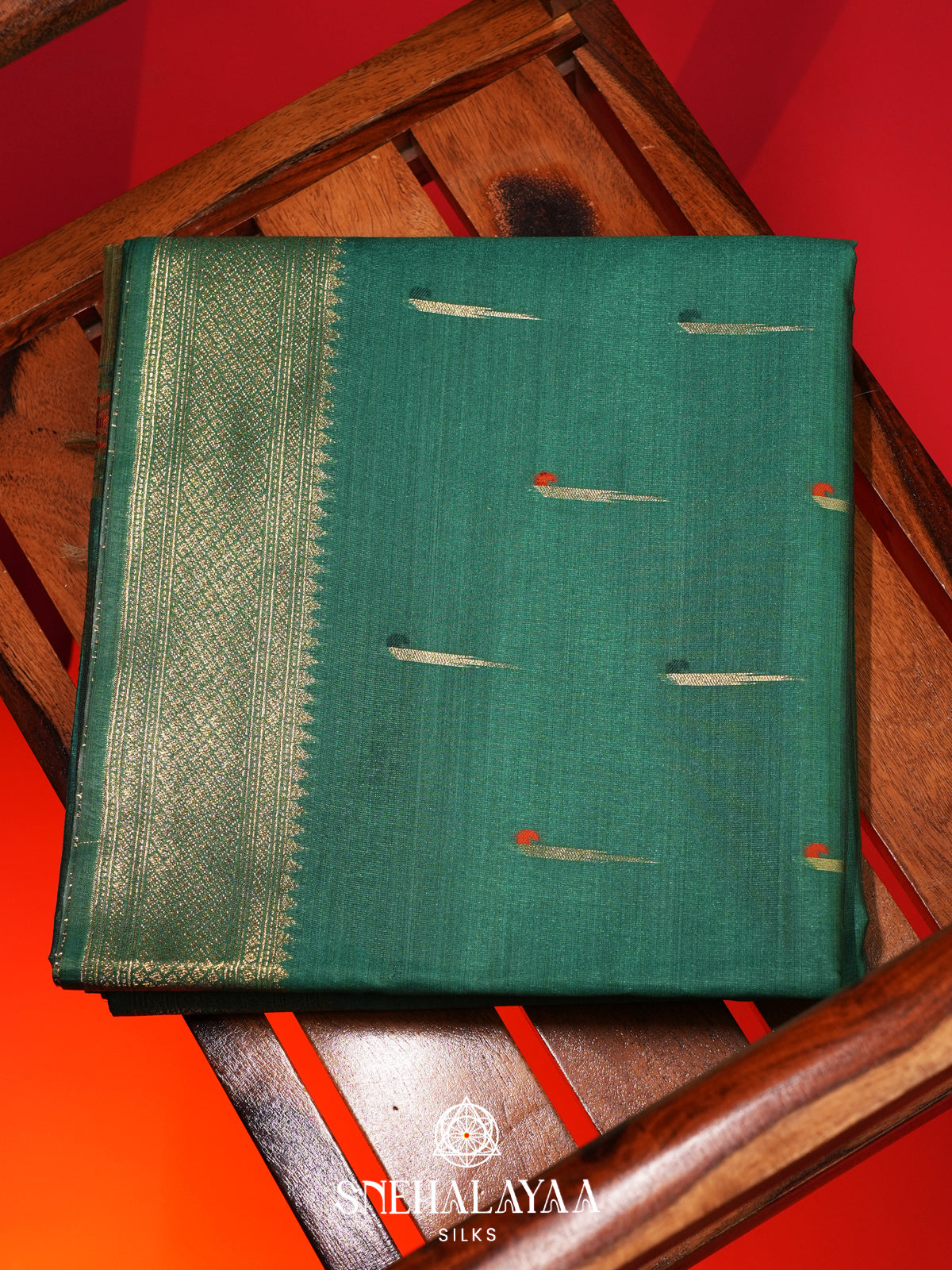 Green Jute Saree