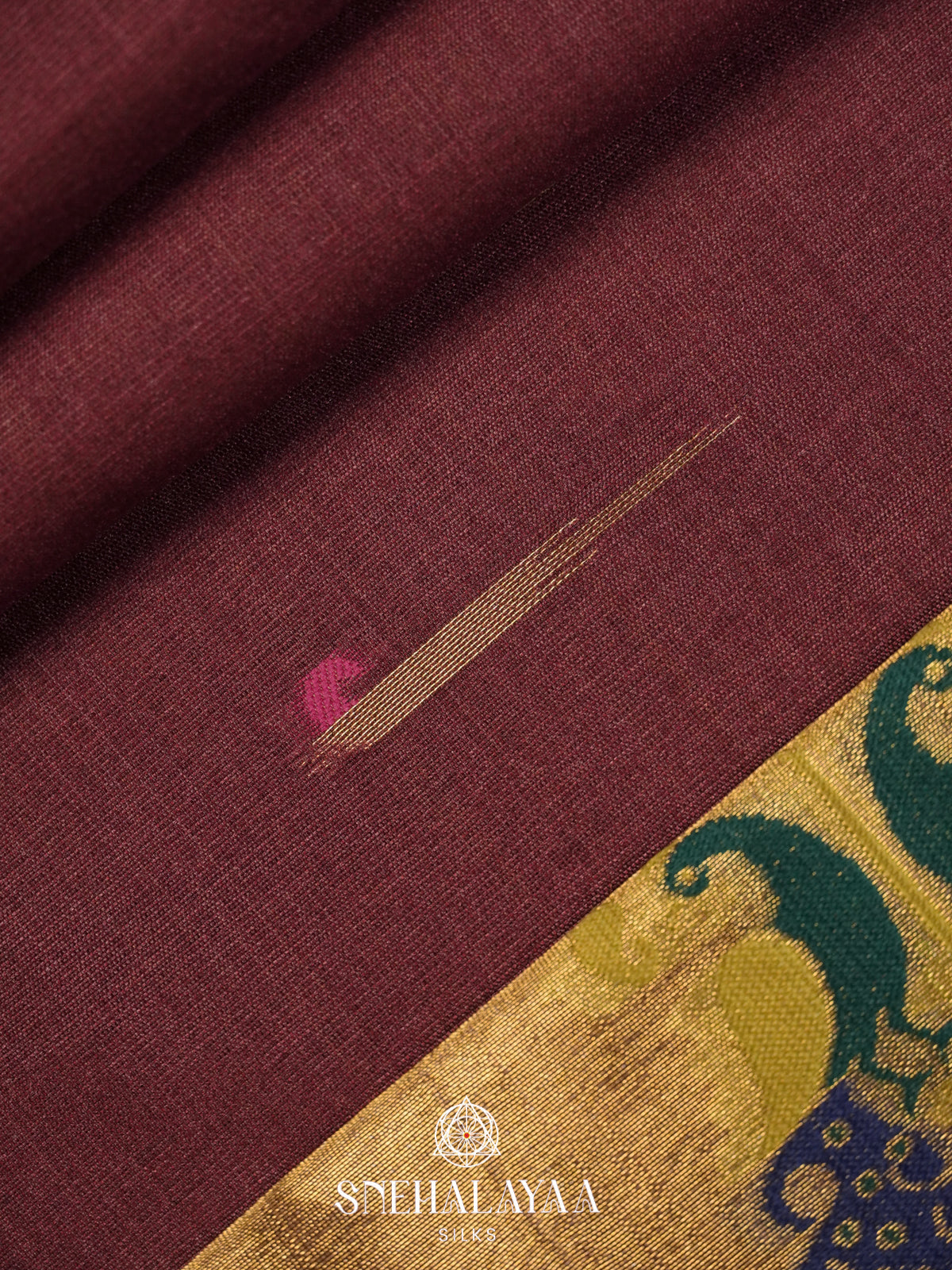 Brown Jute Saree