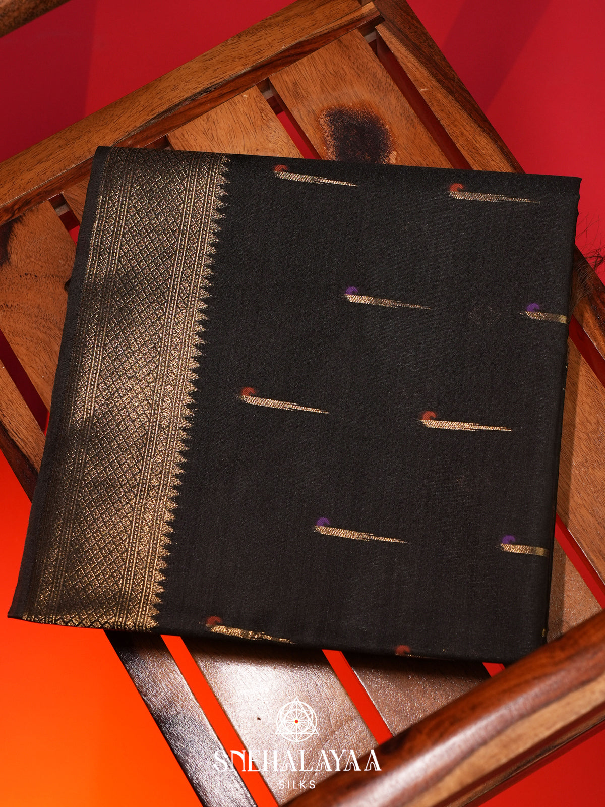 Charcol Black Jute Saree