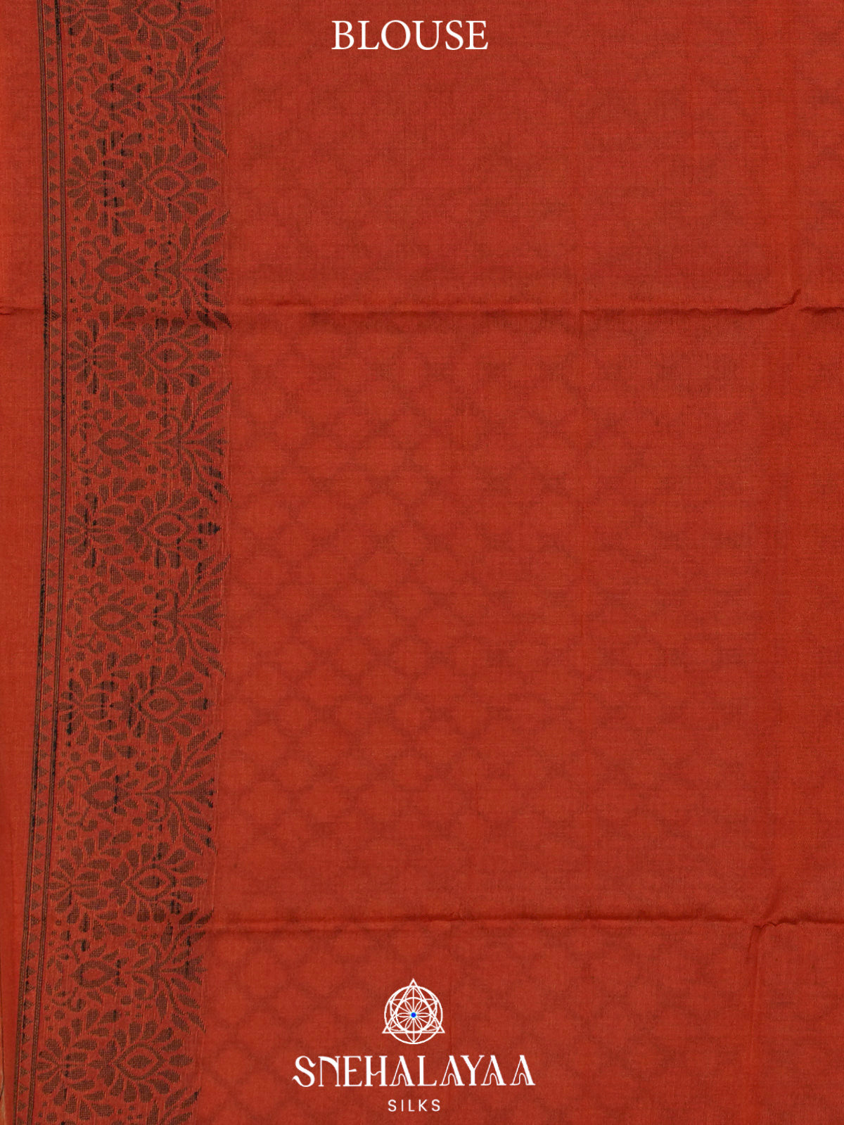 Orange Jute Saree