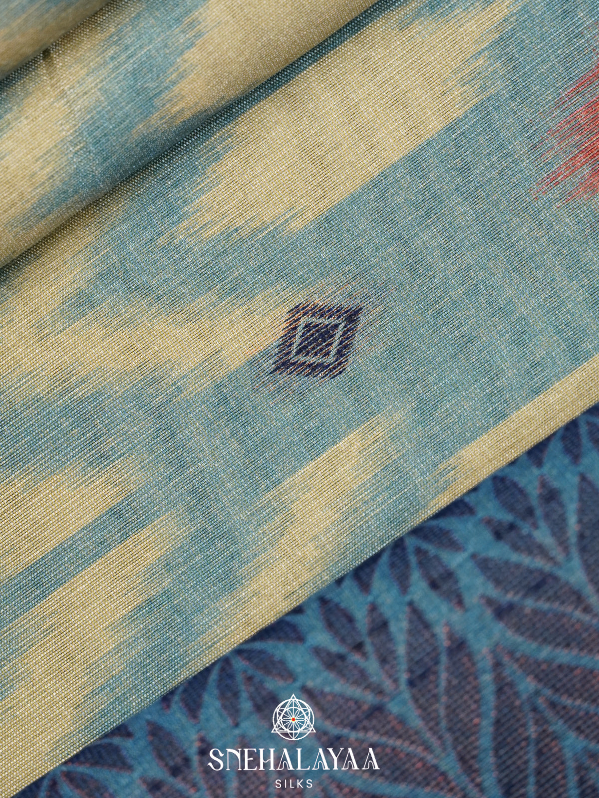 Blue Jute Saree
