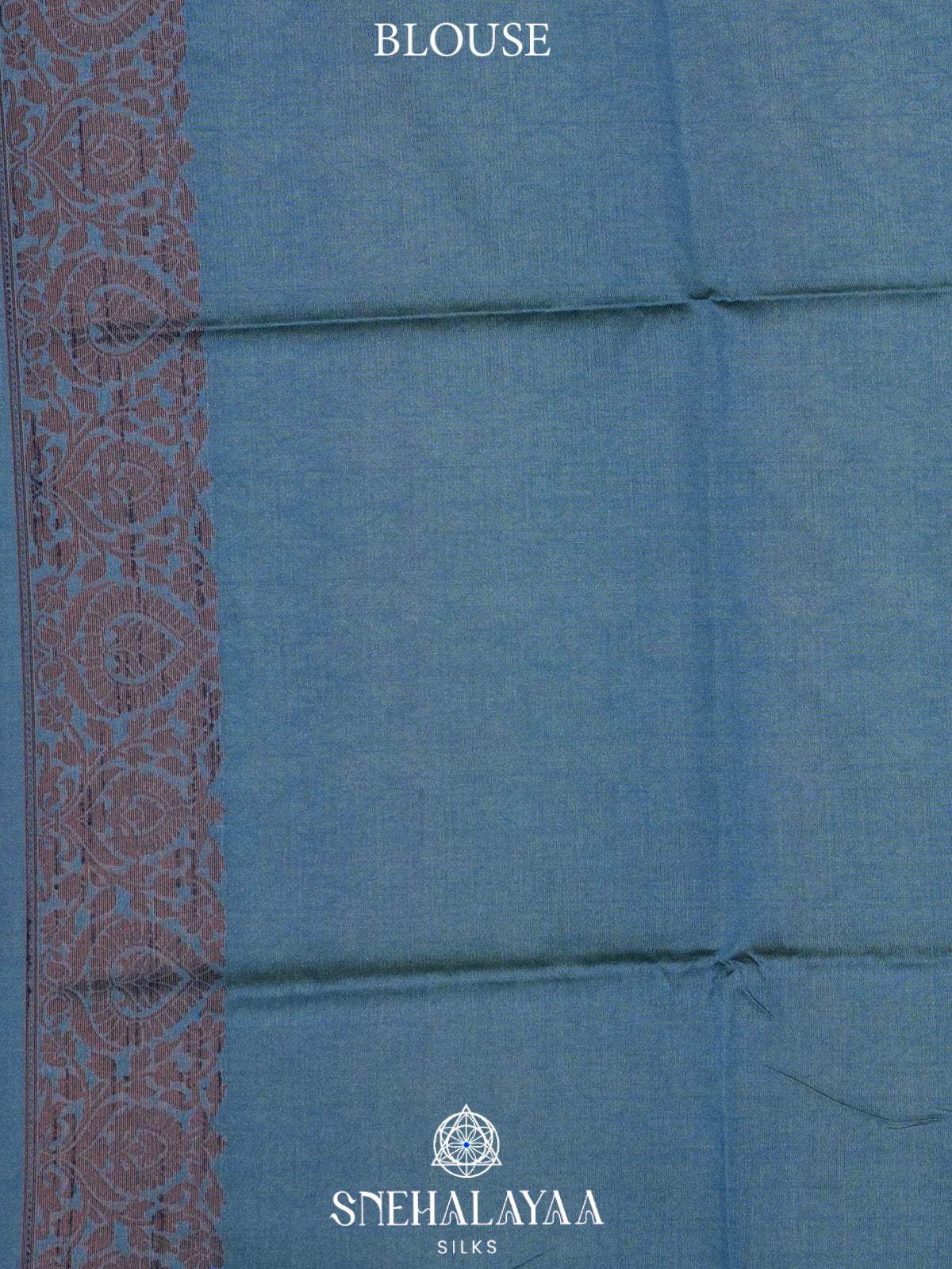 Blue Jute Saree