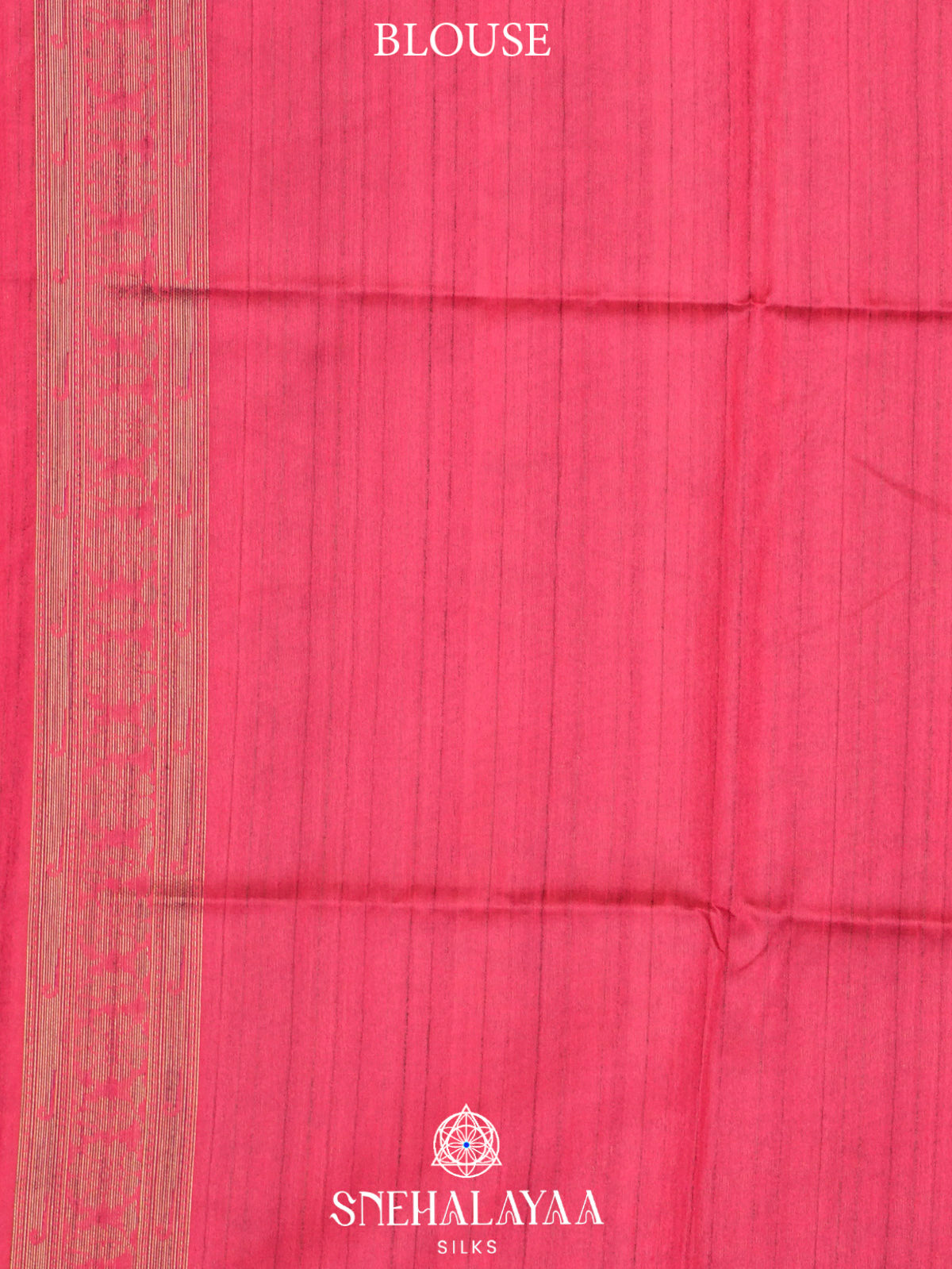 Pink Jute Saree