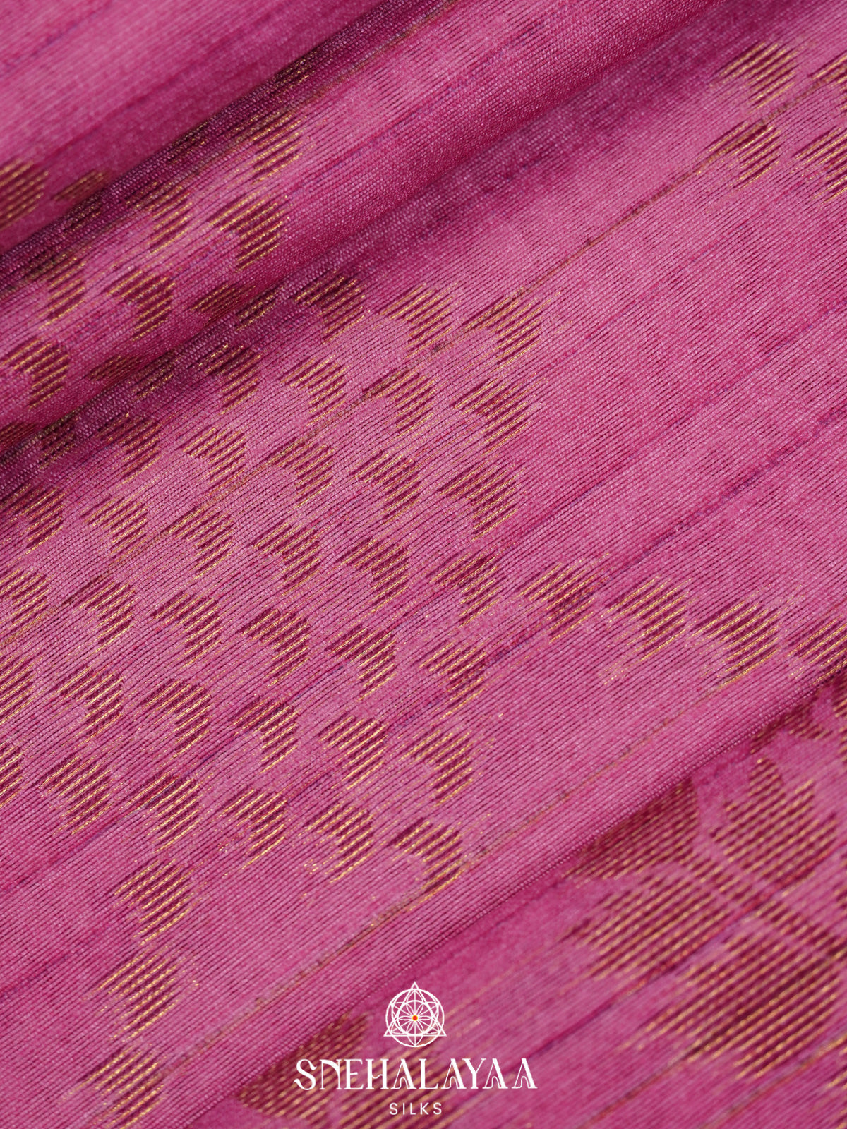 Baby Pink Jute Saree