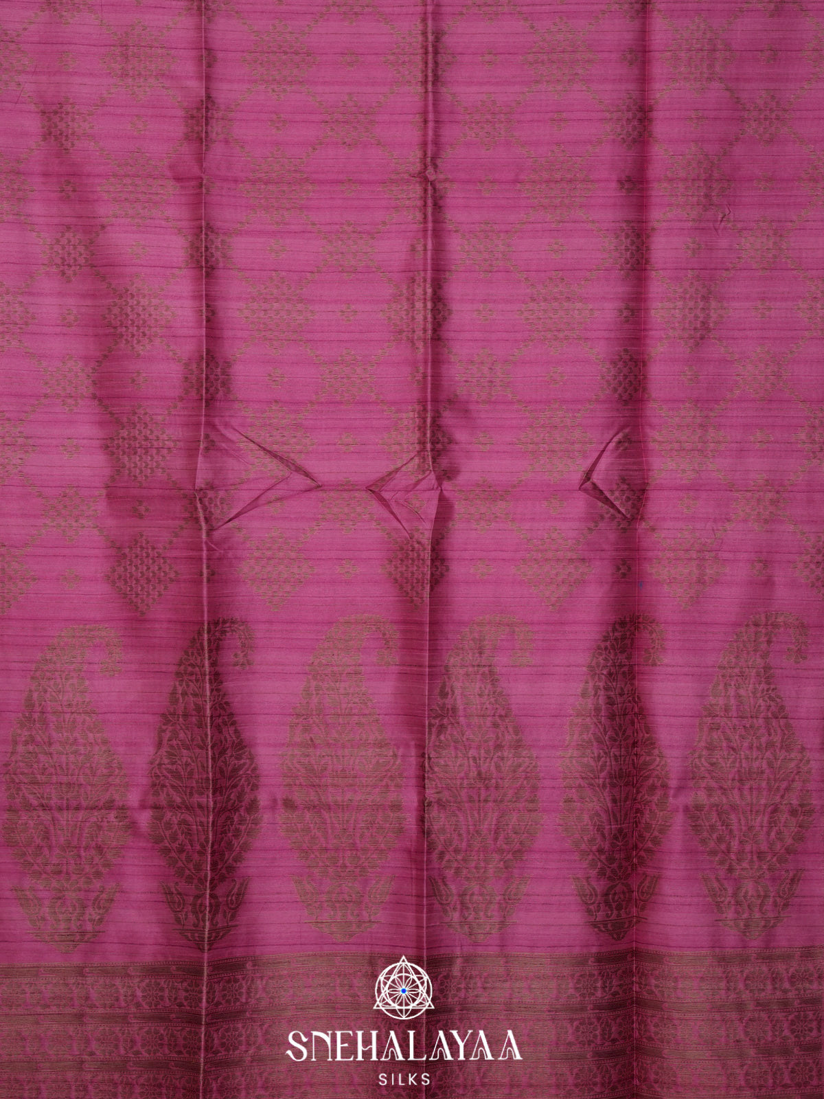 Baby Pink Jute Saree
