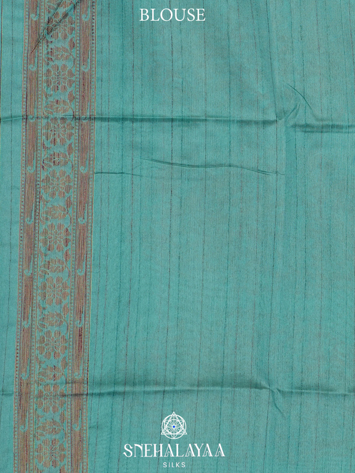 Sky Blue Jute Saree