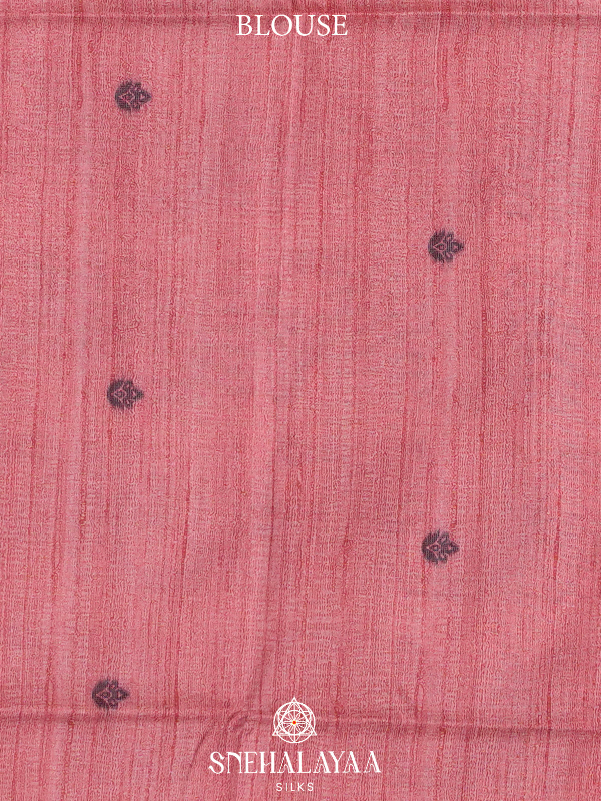 Pink Tussar Saree