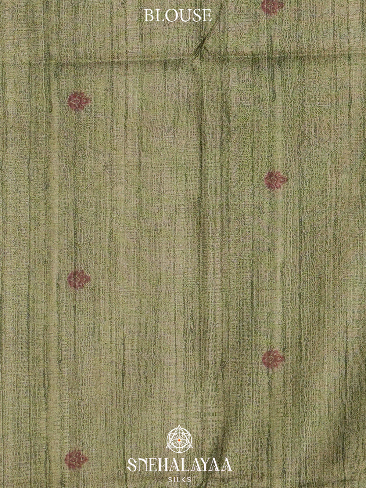 Pale Green Tussar Saree