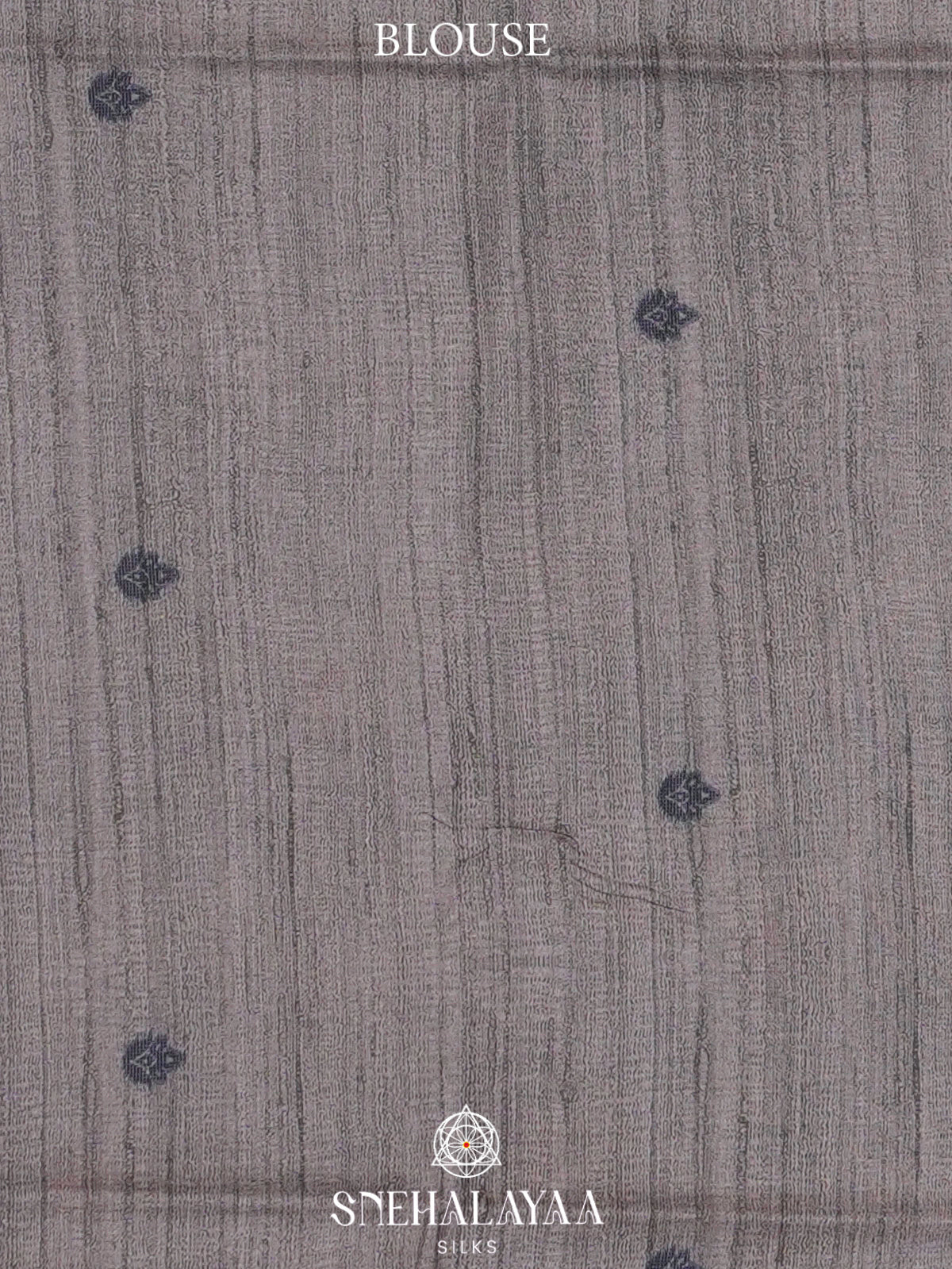 Grey Tussar Saree