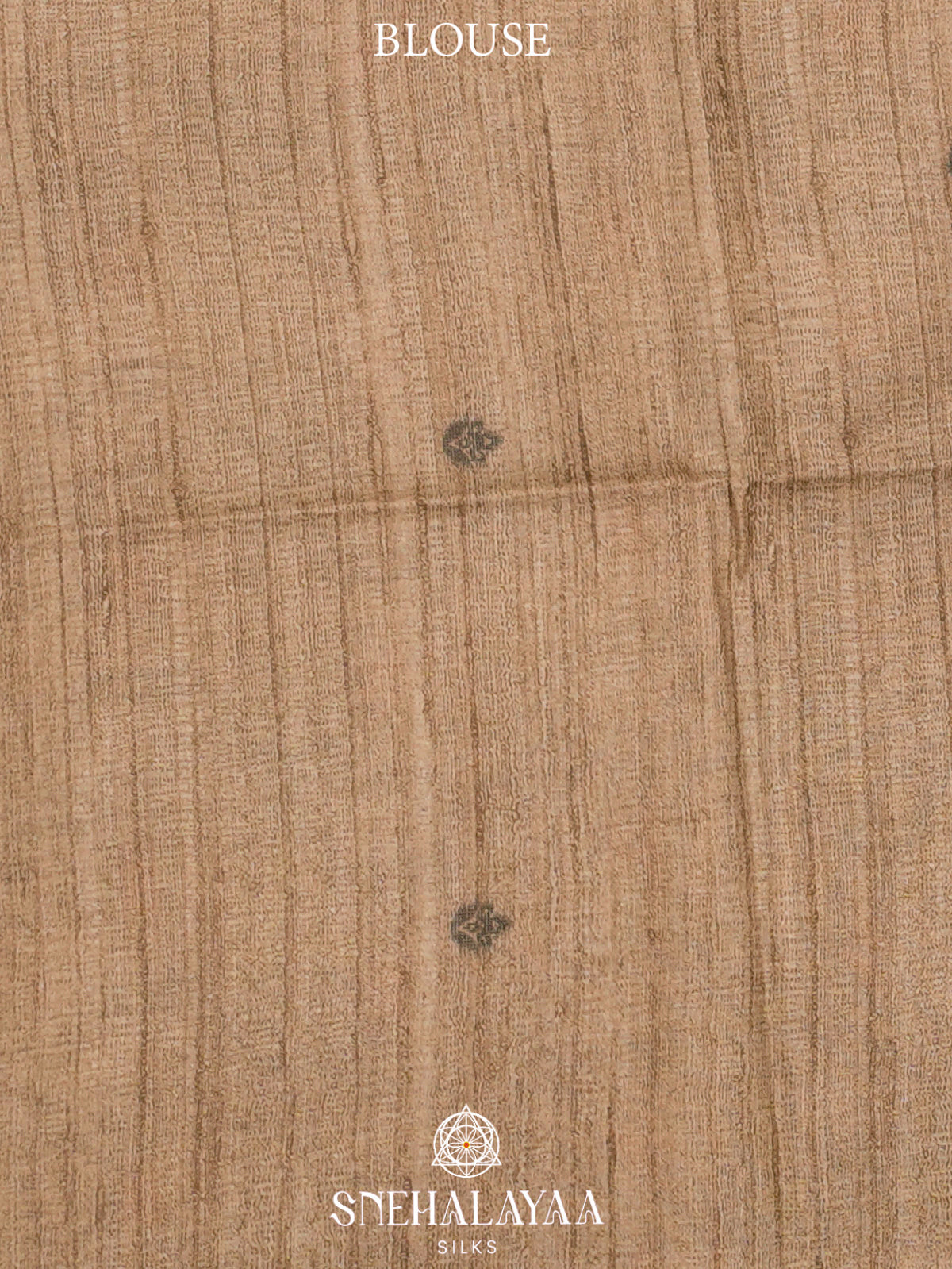 Brown Tussar Saree