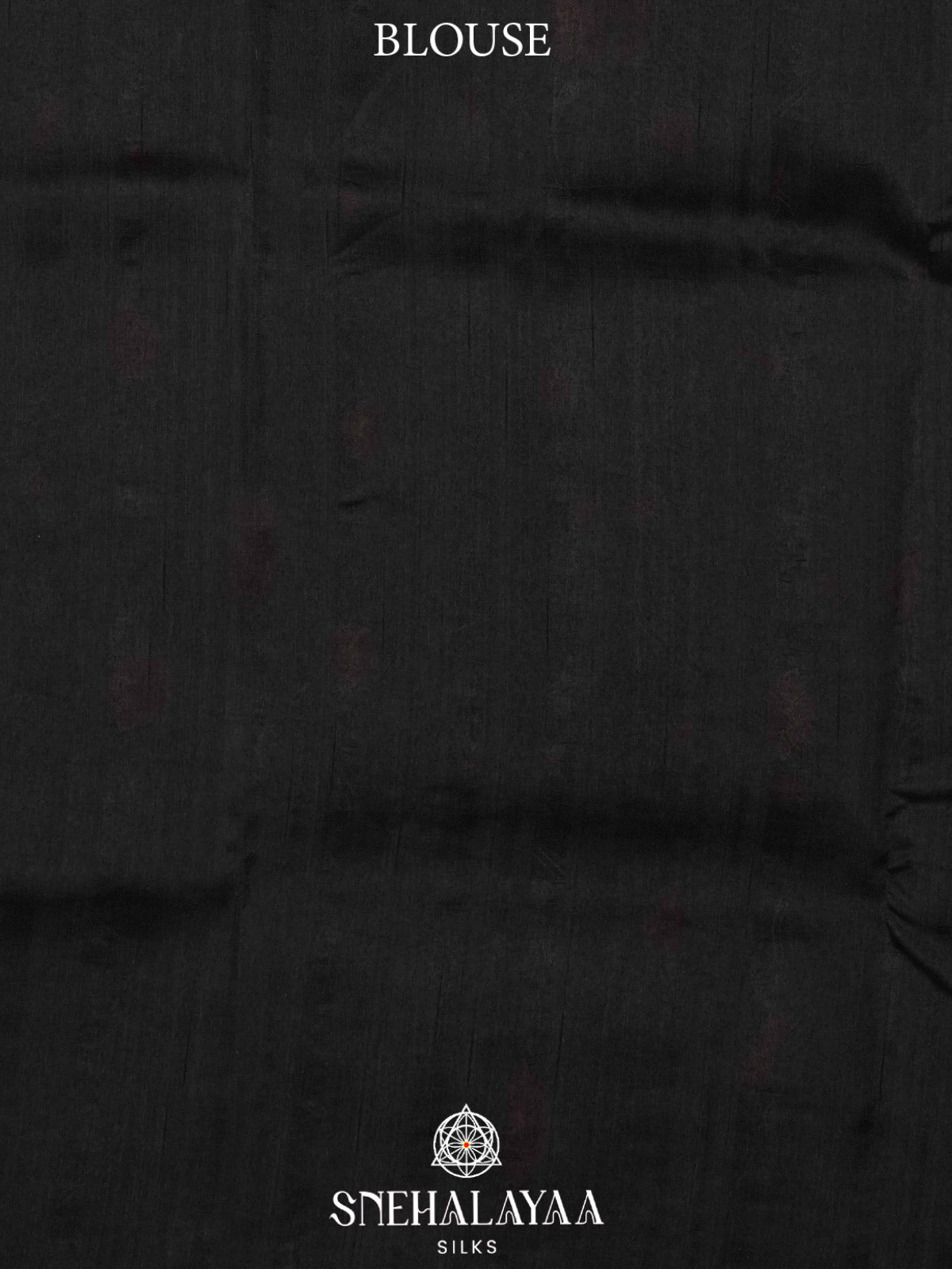 Black Raw Silk Embroidery Saree
