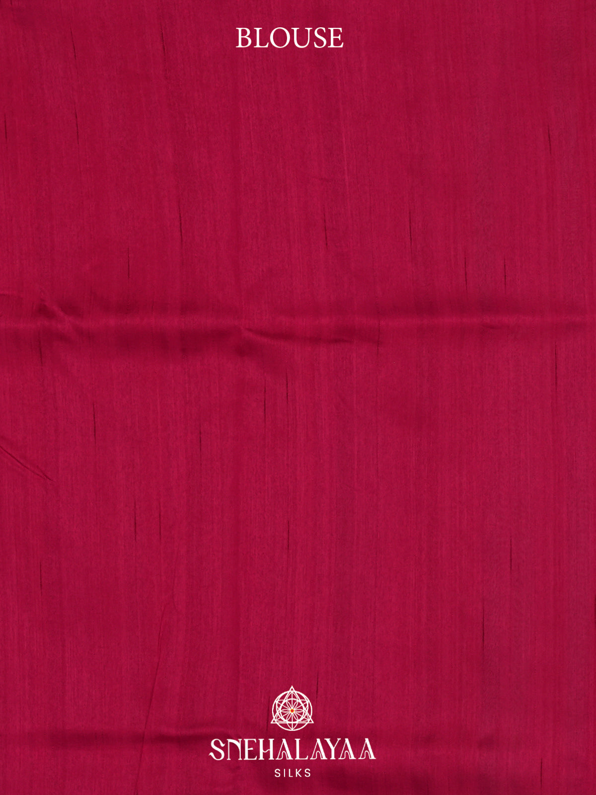 Ruby Red Raw Silk Saree