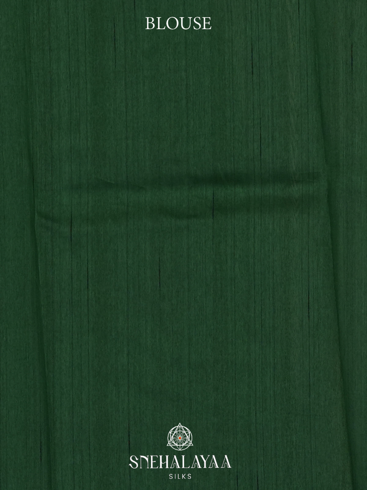 Forest Green Raw Silk Saree