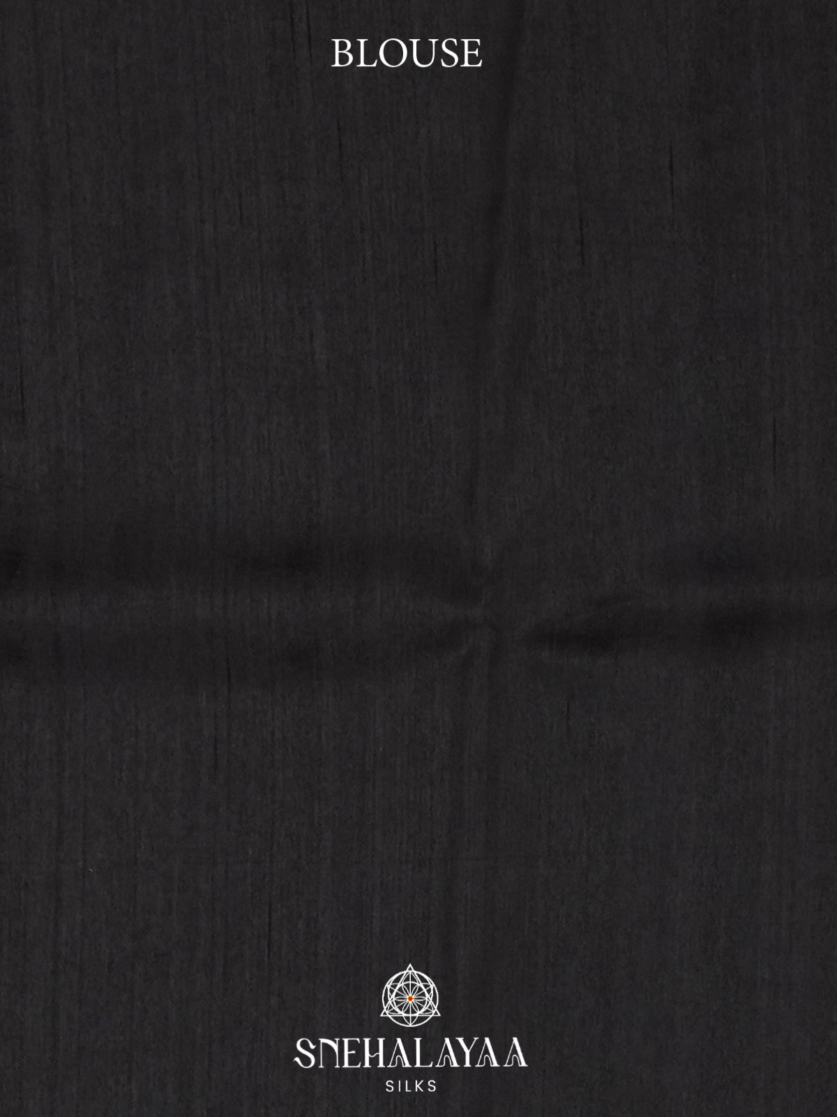 Black Raw Silk Saree