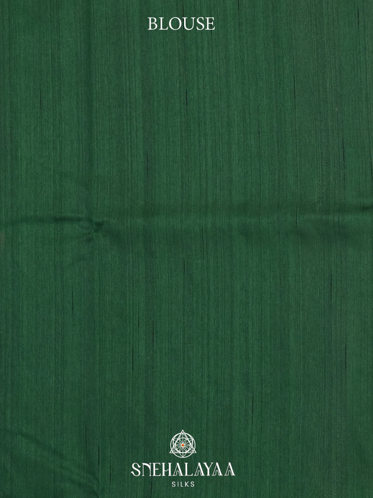 Forest Green Raw Silk Saree