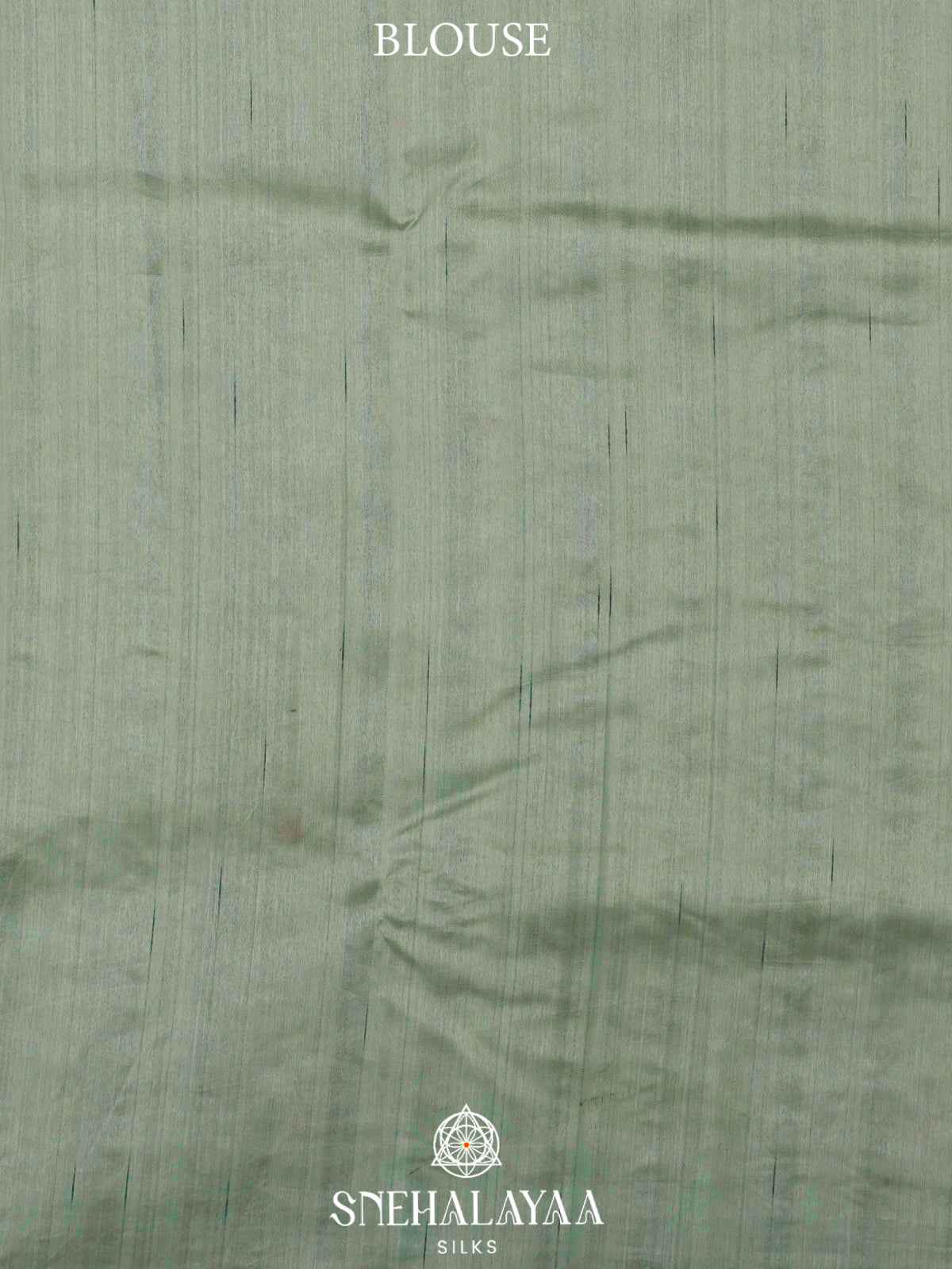 Sage Green Raw Silk Embroidery Saree