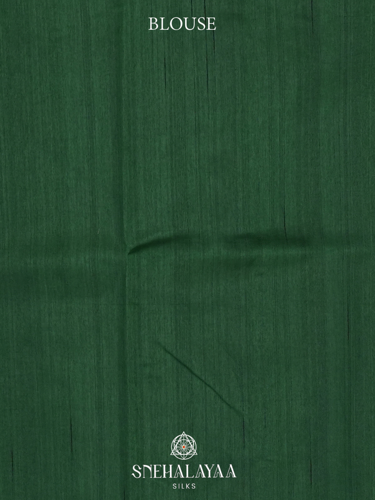 Forest Green Raw Silk Saree