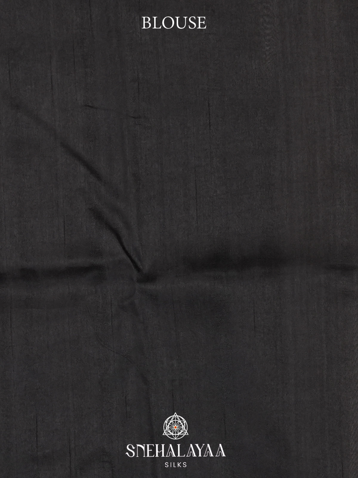 Black Raw Silk Saree