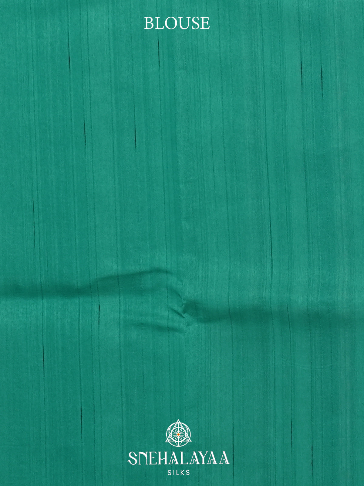 Teal Green Raw Silk Saree