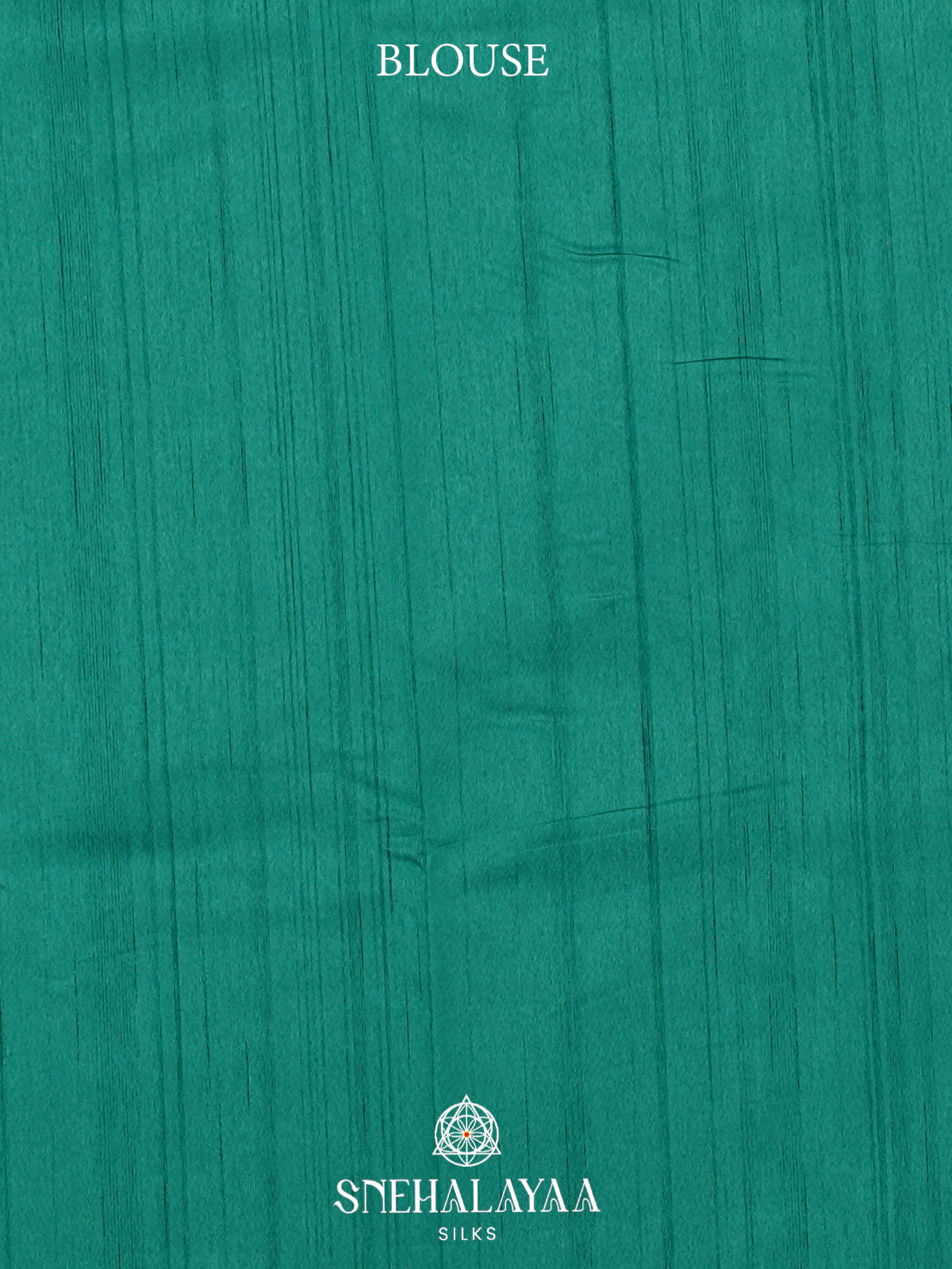 Teal Green Raw Silk Saree