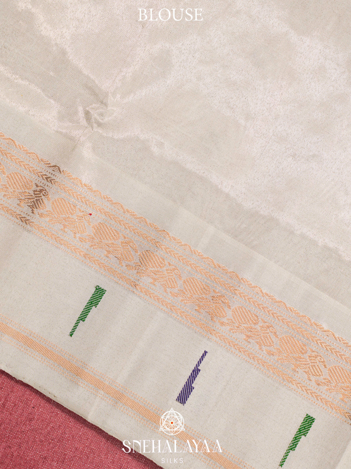 Mustard Yellow Gadwal Silk Saree with Contrast Silver Zari Border