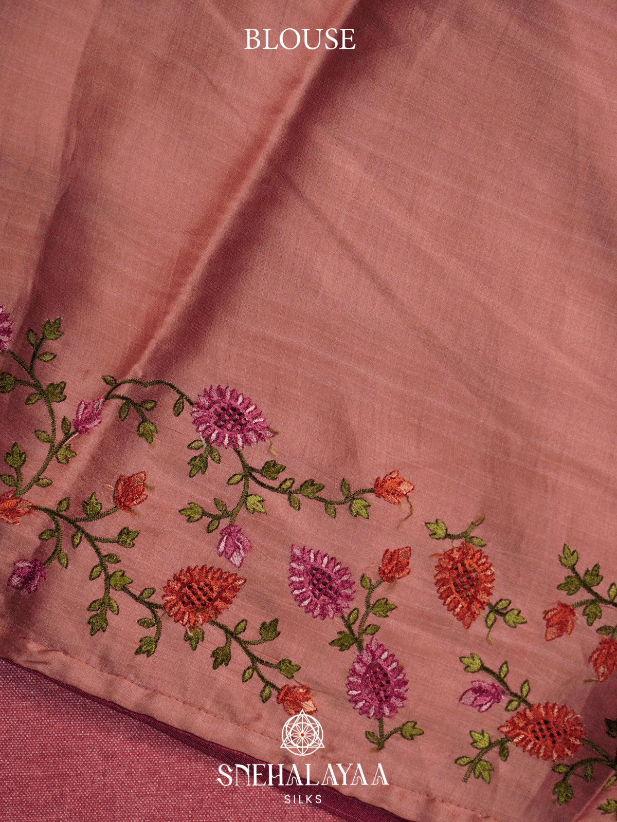 Blue Raw Silk Saree