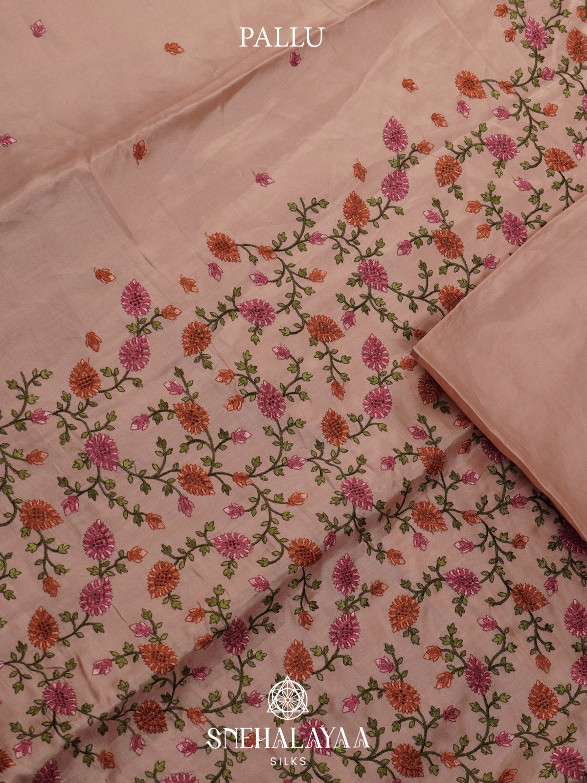 Beige Raw Silk Saree