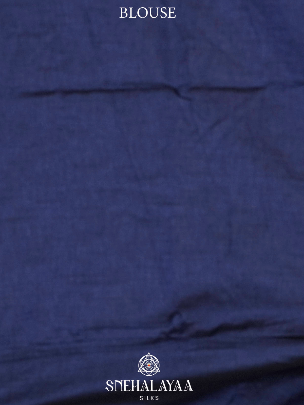 Navy Blue Tussar Saree