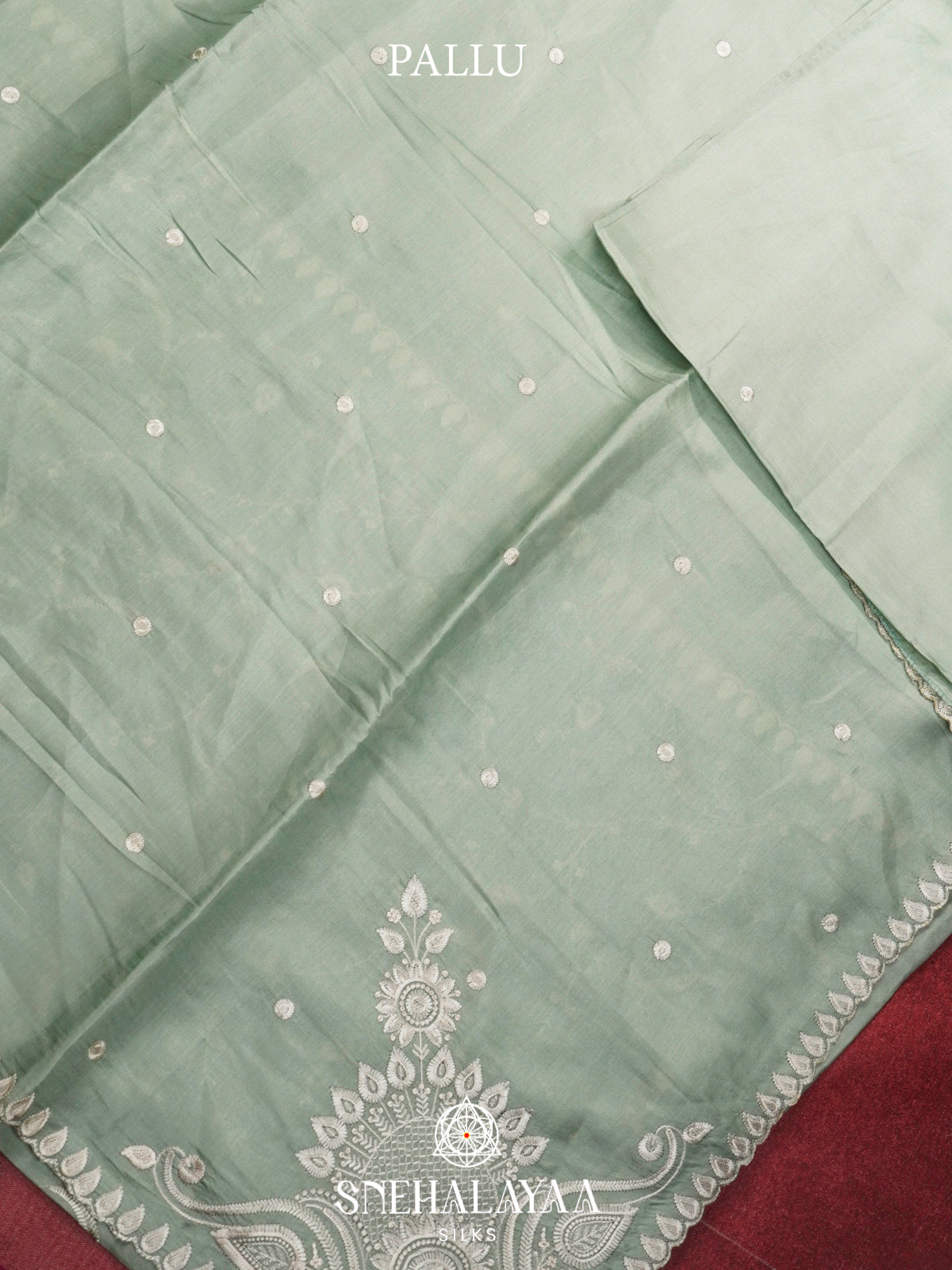 Grey Raw Silk Saree