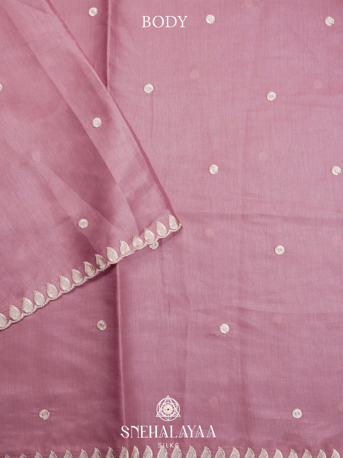 Pink Raw Silk Saree