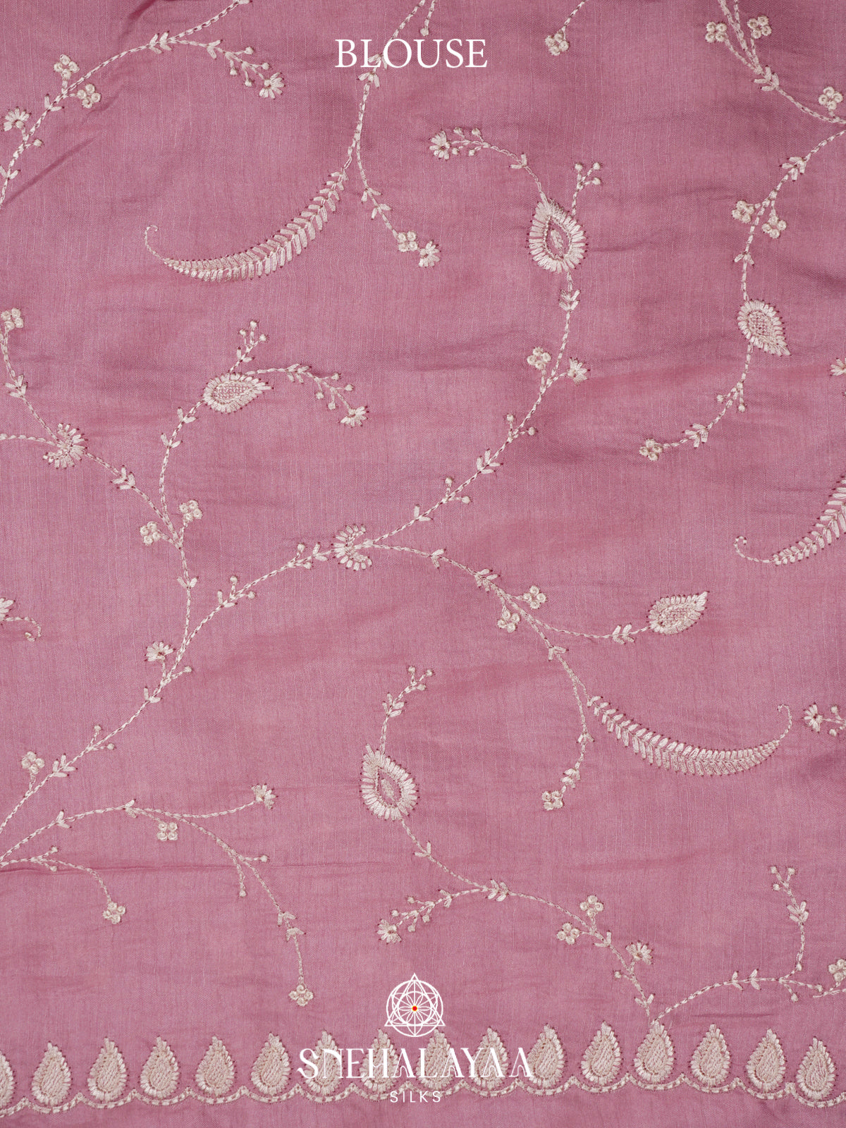 Pink Raw Silk Saree