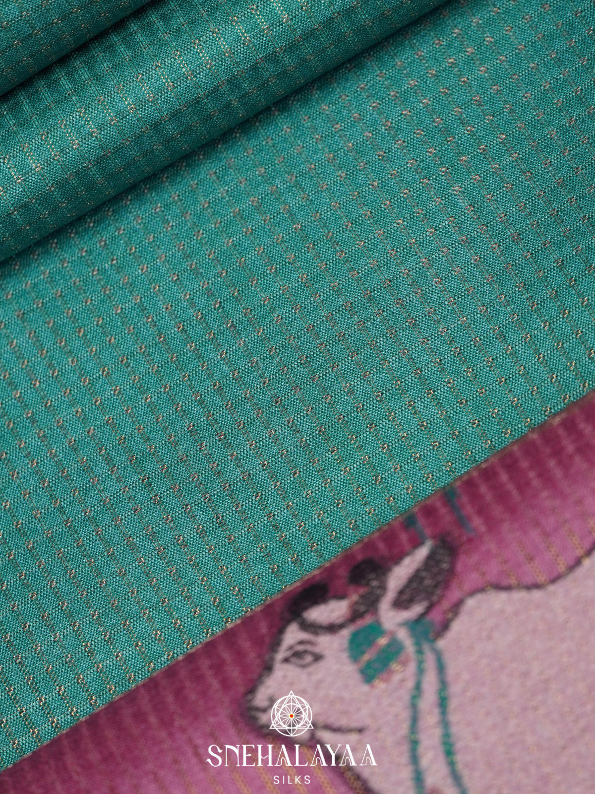 Green Tussar Saree