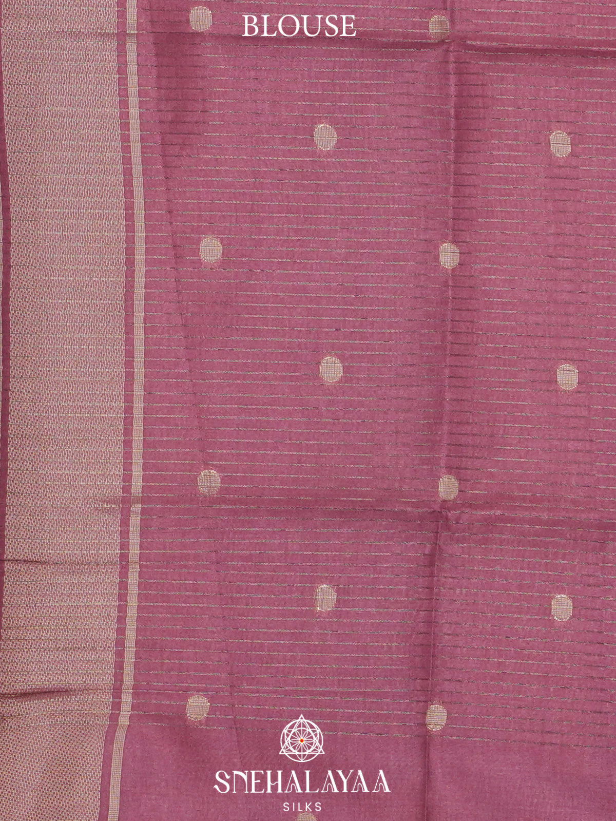 Pale Pink Tussar Saree