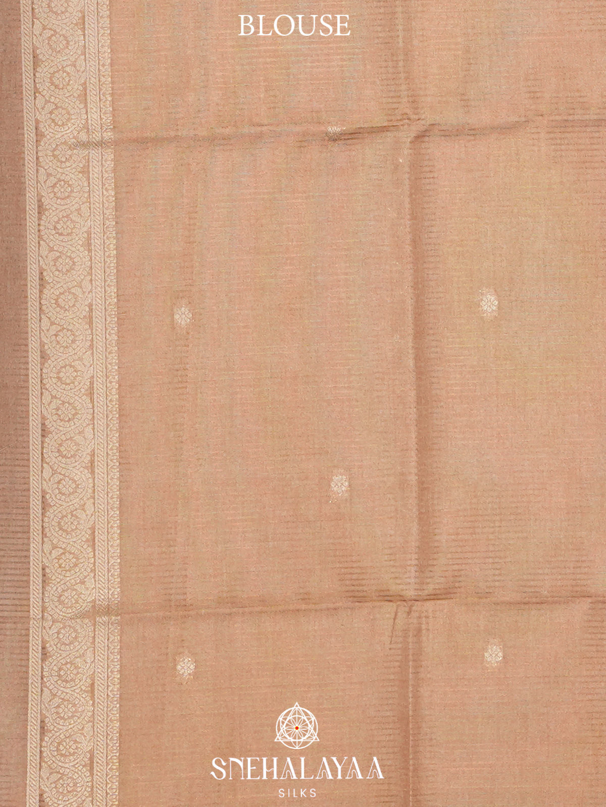 Peacock Blue Tussar Saree