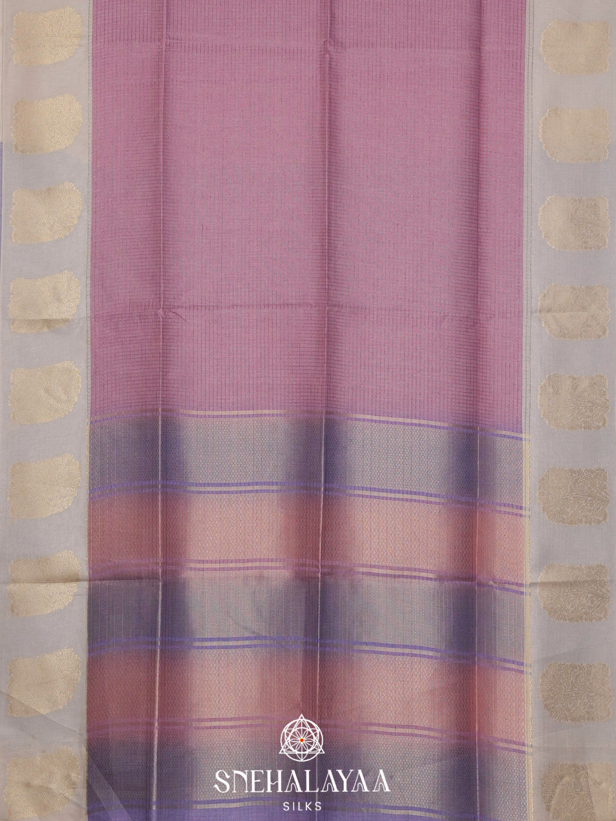 Plum Tussar Saree