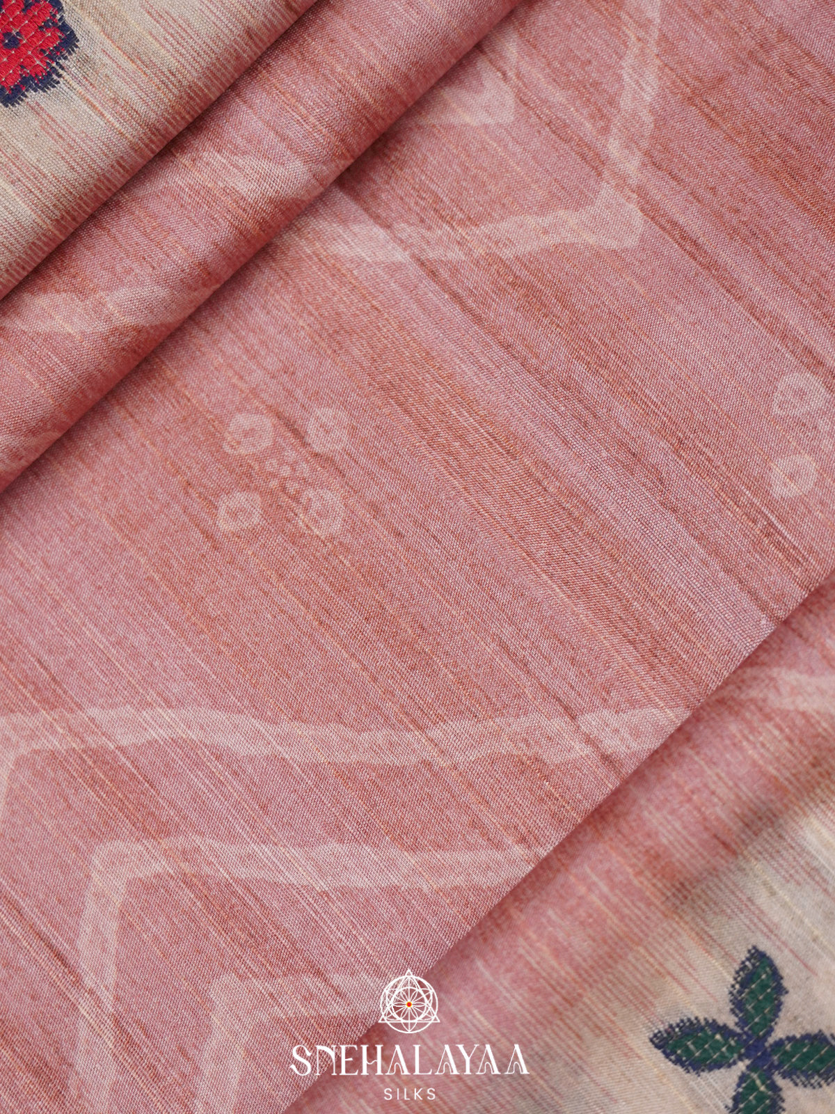 Pale Green Tussar Saree