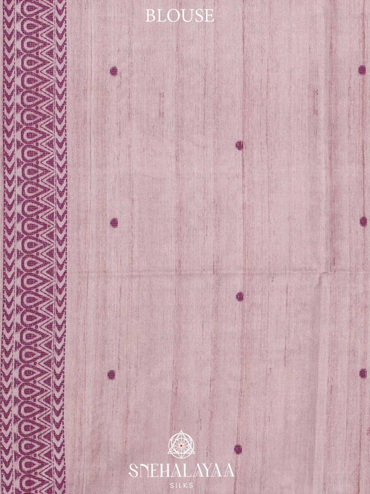 Lavender Tussar Saree