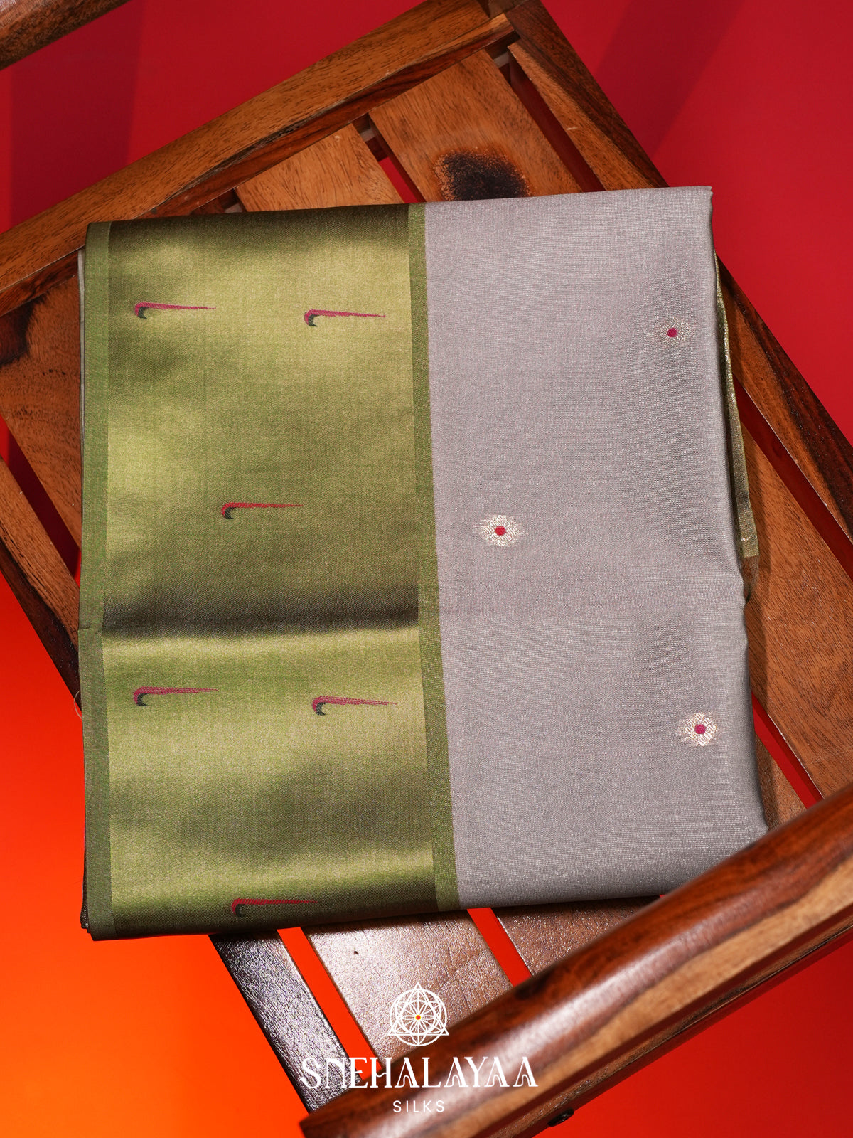 Grey Jute Saree