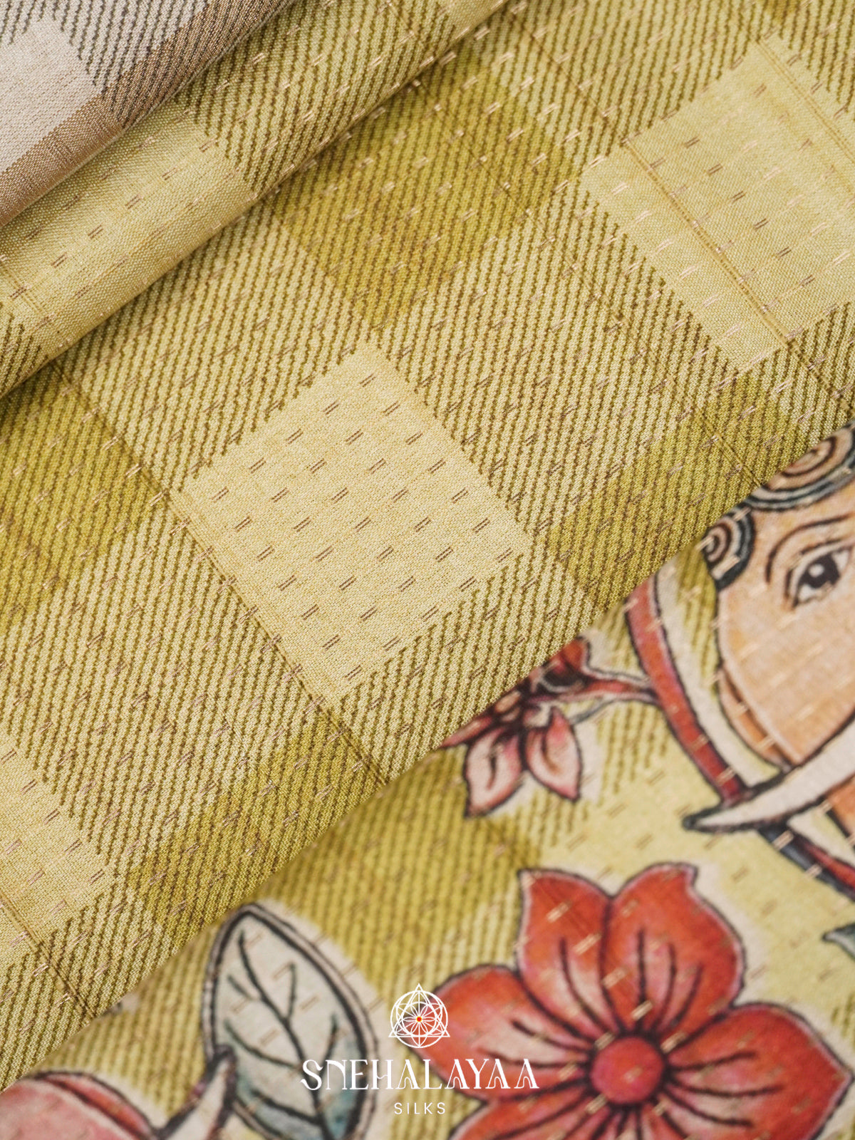 Green Tussar Saree